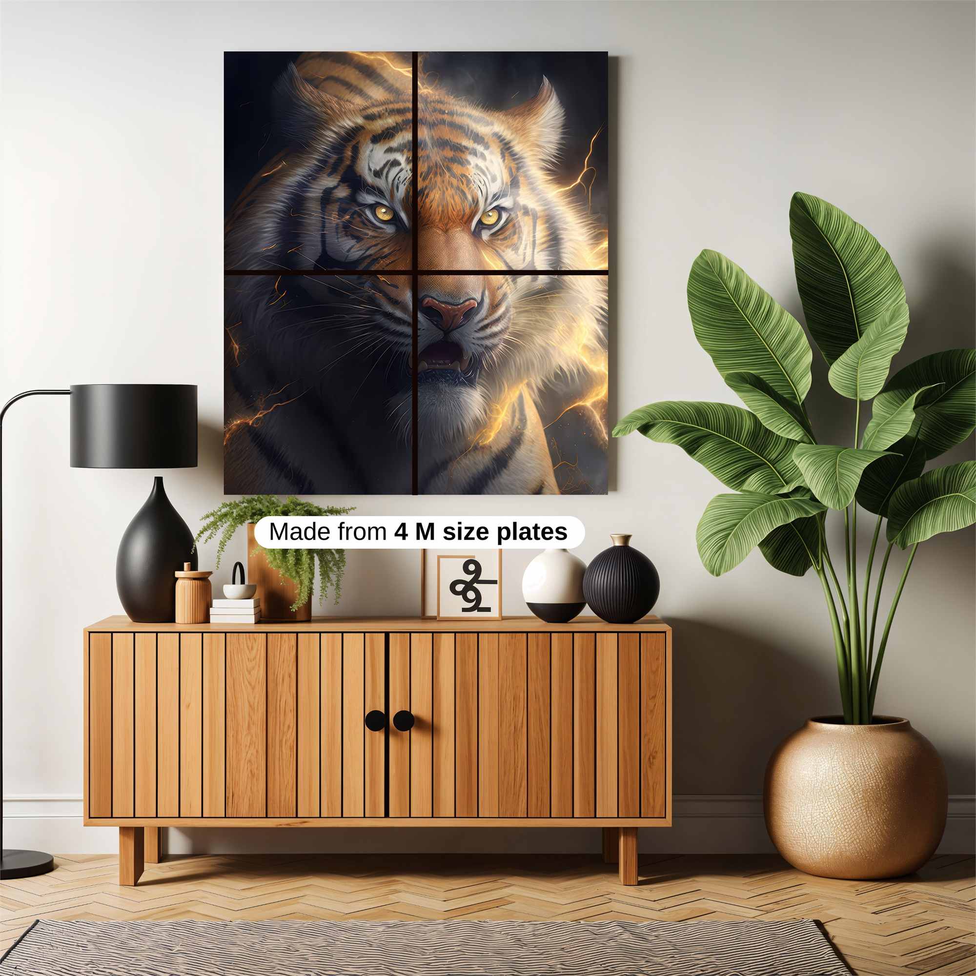 Tiger Thunder Safe Wall Magnetic / M