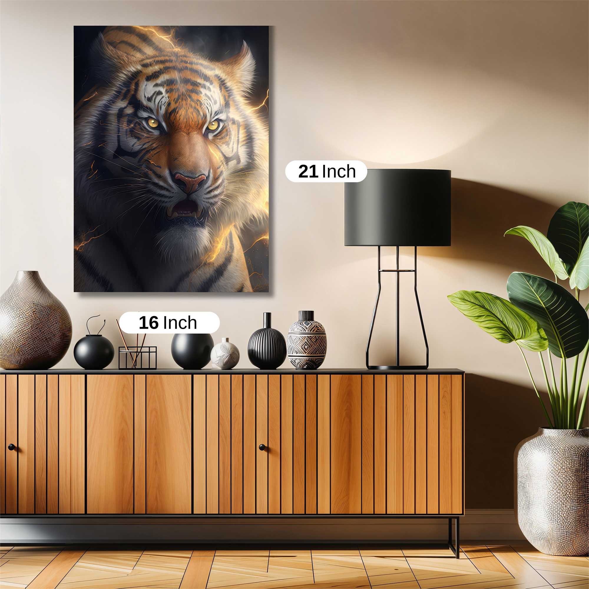 Tiger Thunder Safe Wall Magnetic / M