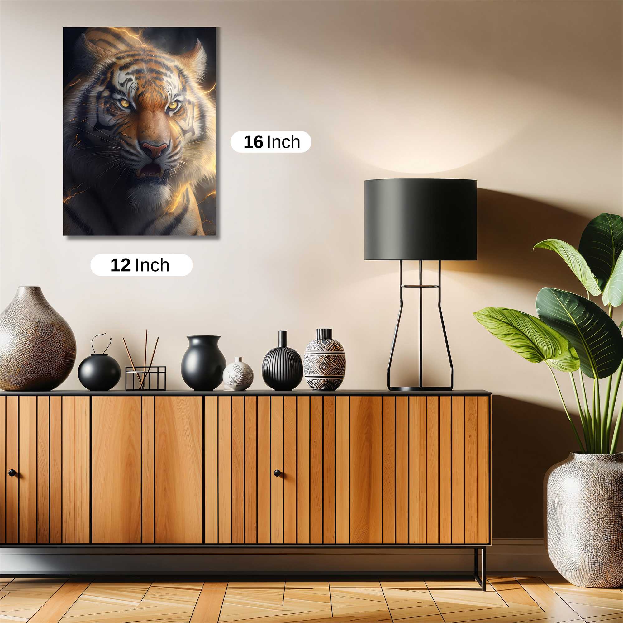 Tiger Thunder Safe Wall Magnetic / M