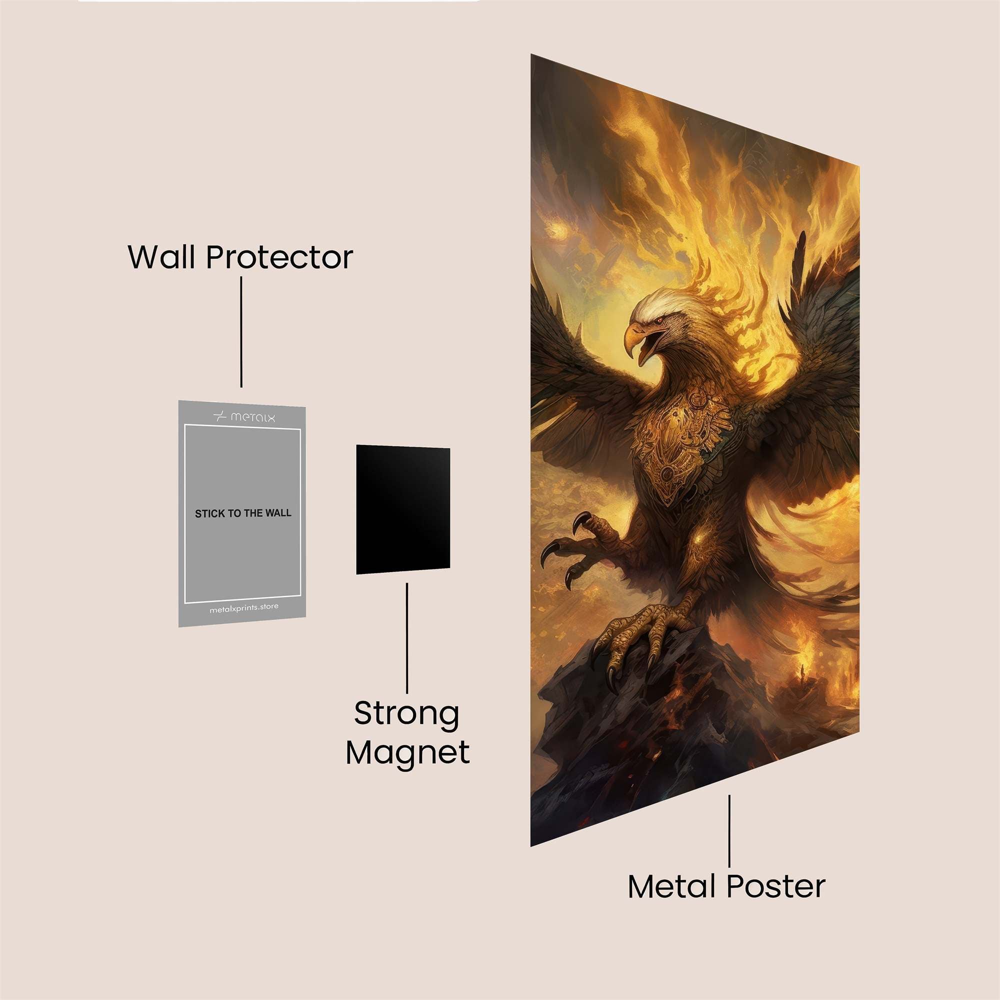 Phoenix Ascend Safe Wall Magnetic / M