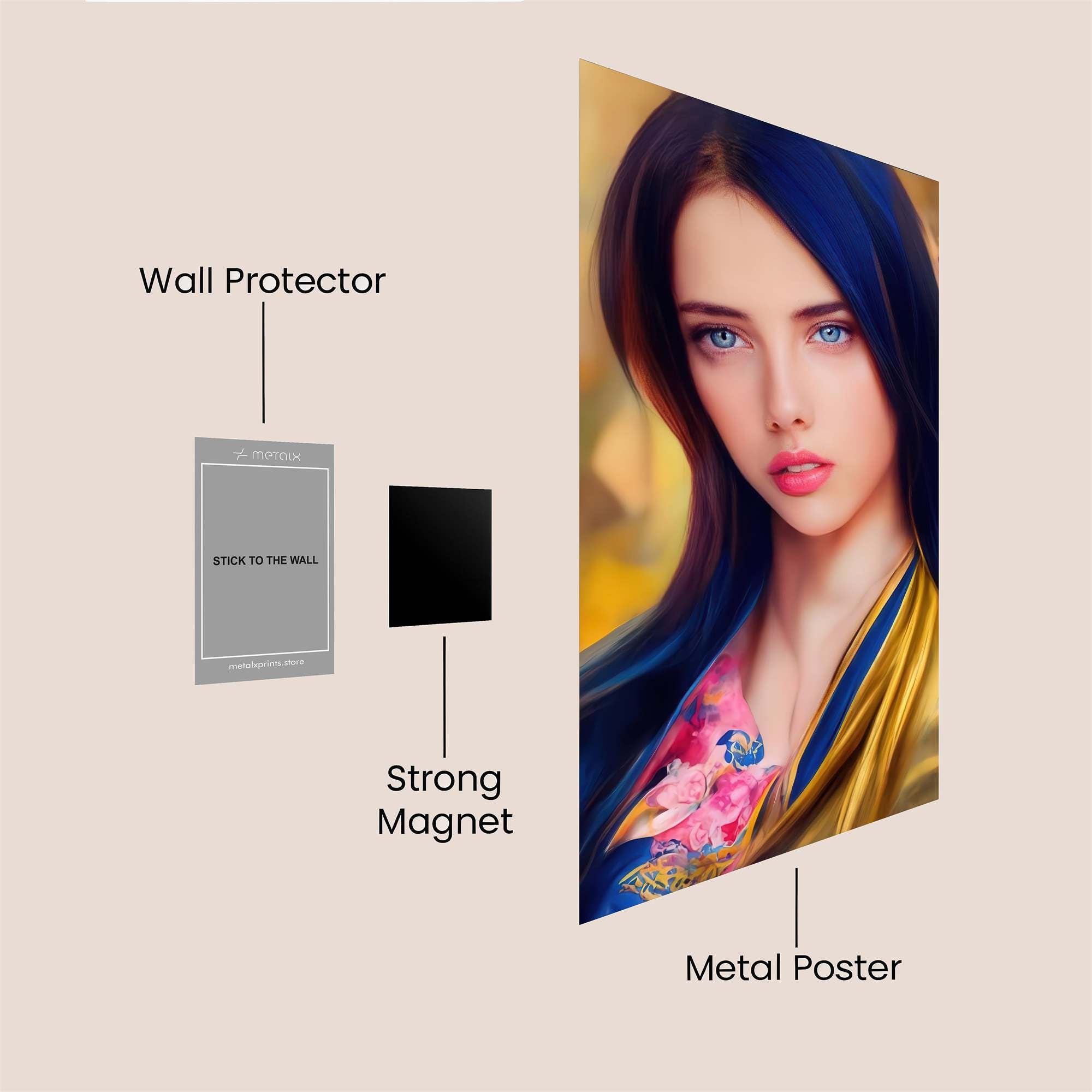 Mystic Blossom Safe Wall Magnetic / M