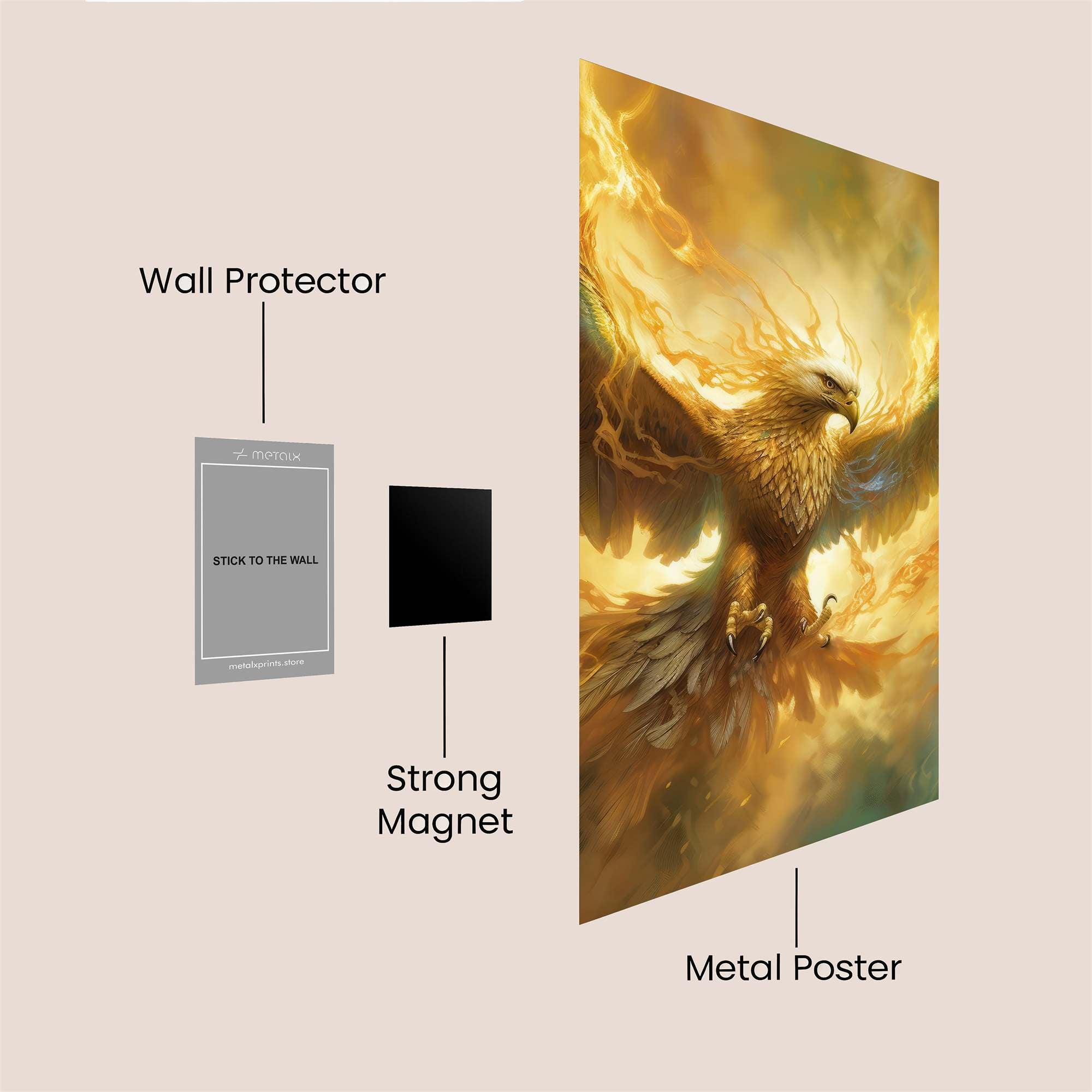 Phoenix Radiant Safe Wall Magnetic / M