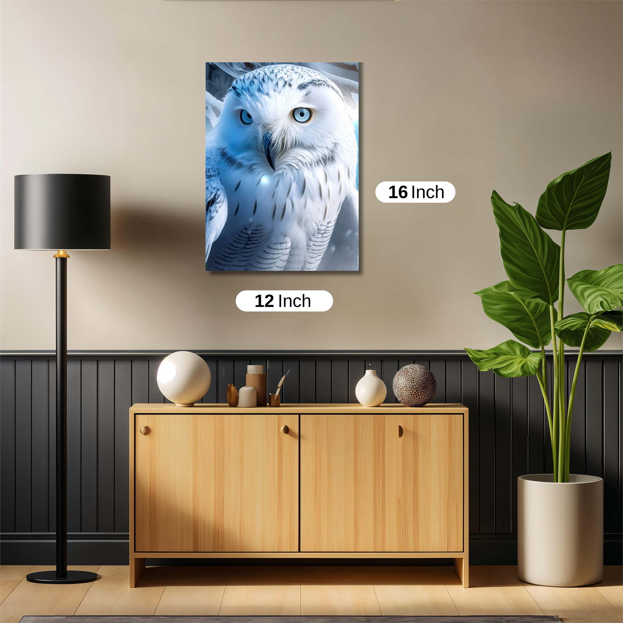 Snowy Serenity Safe Wall Magnetic / M