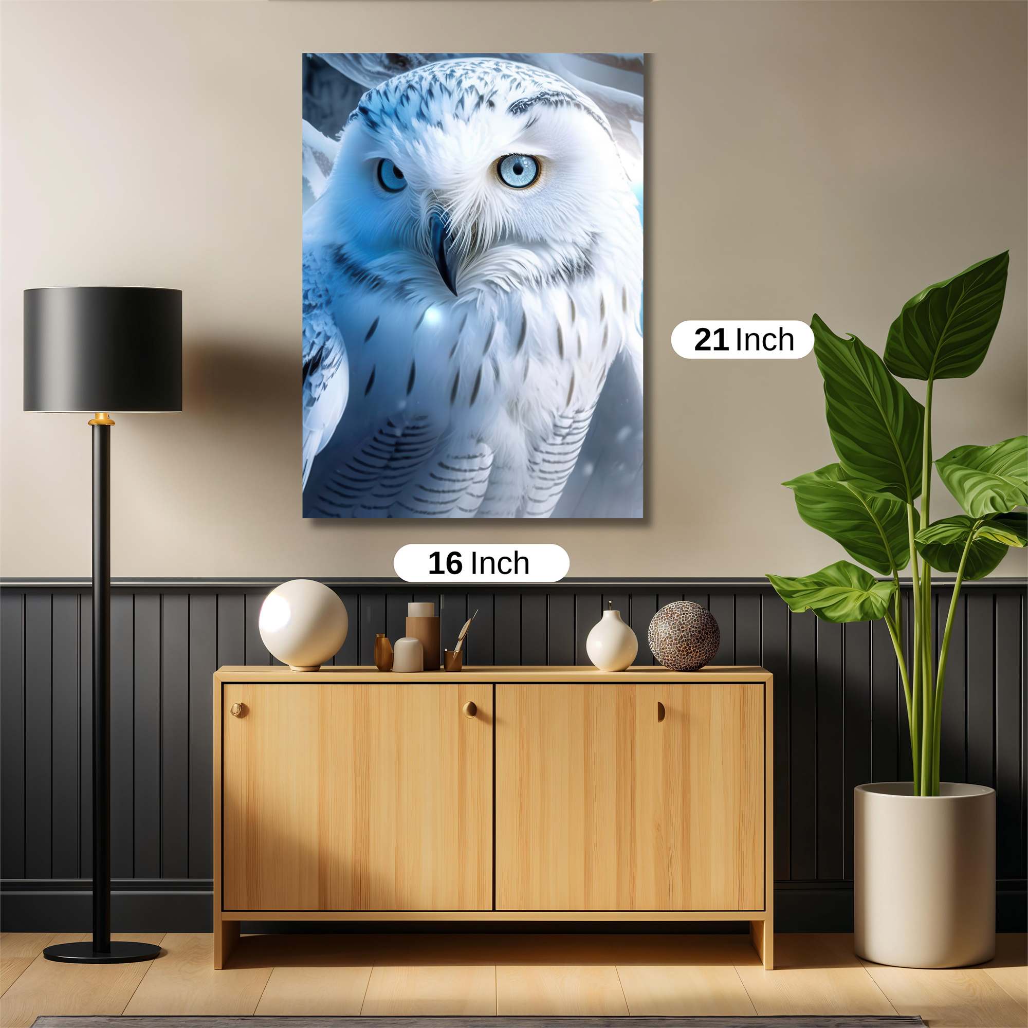 Snowy Serenity Safe Wall Magnetic / M