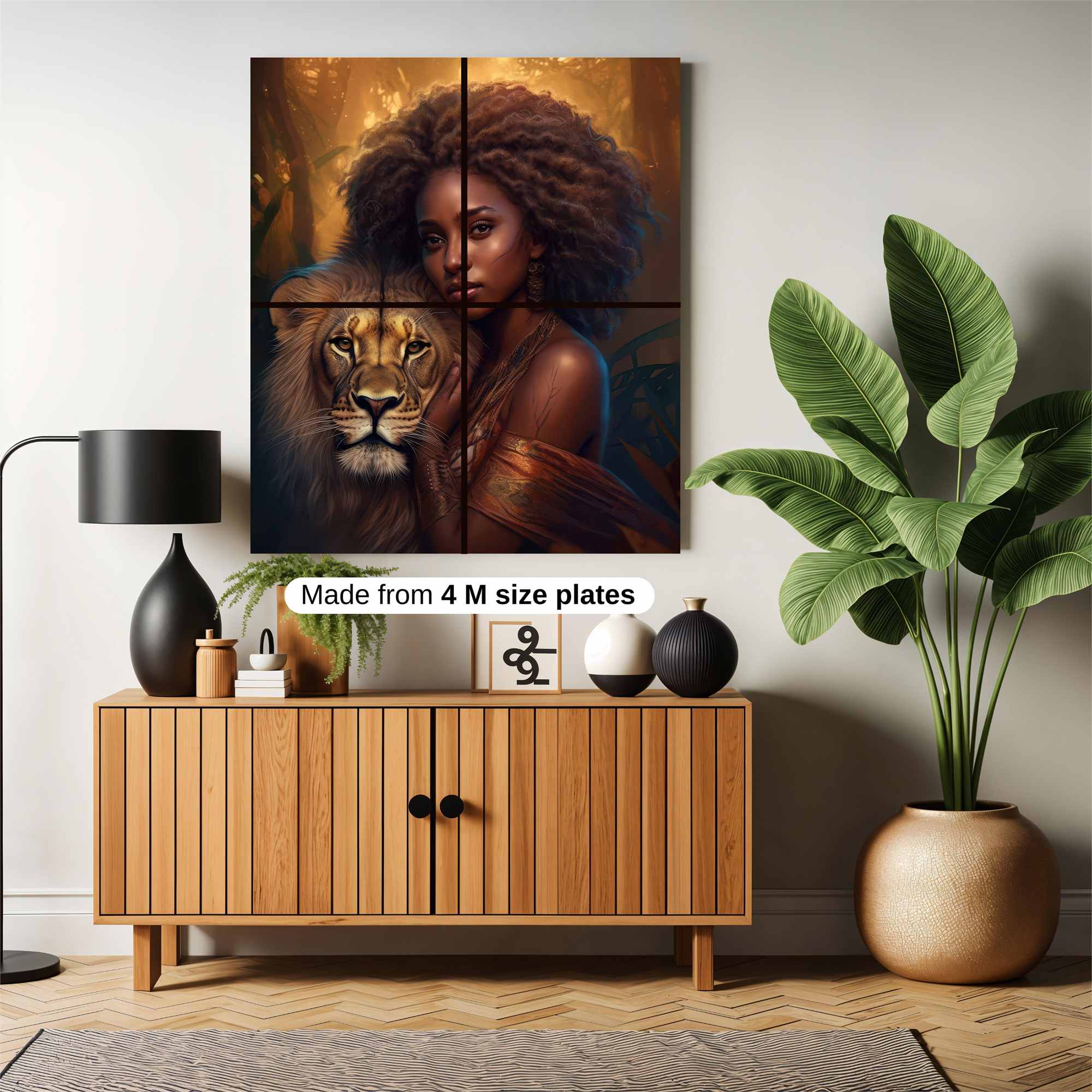 Lioness Serenity Safe Wall Magnetic / M