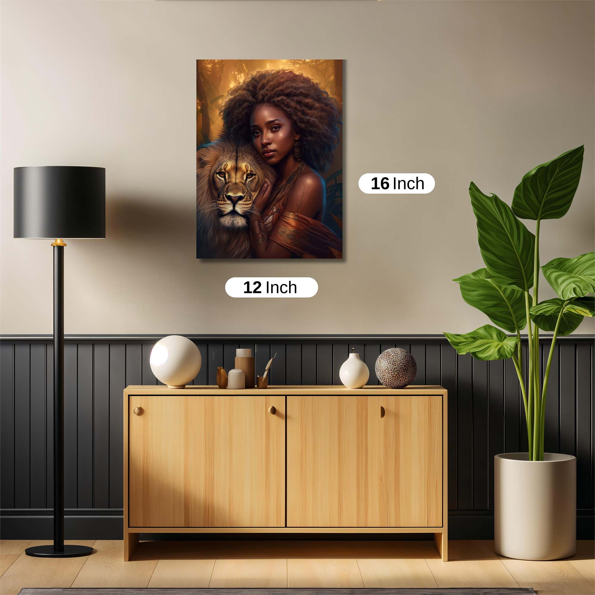 Lioness Serenity Safe Wall Magnetic / M