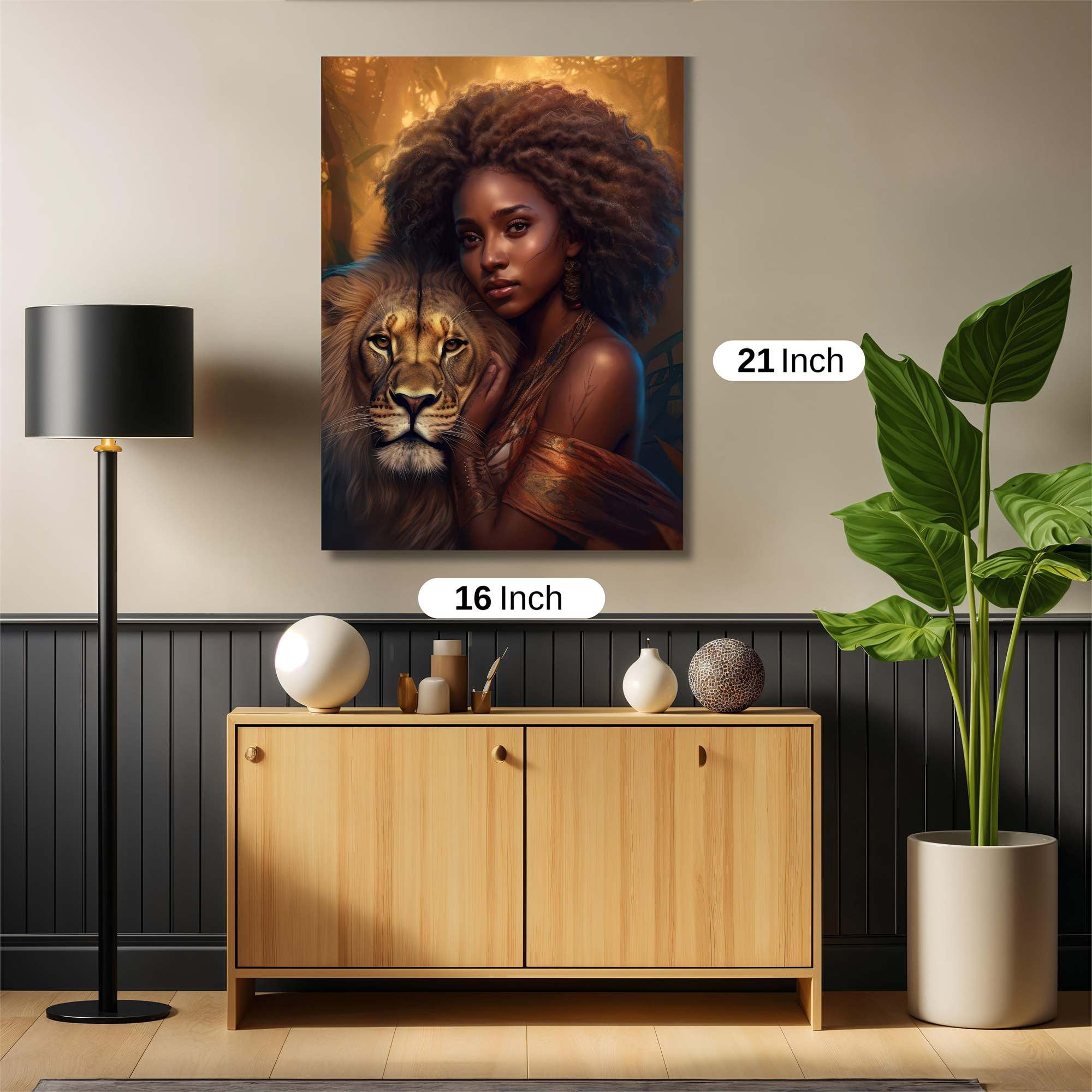 Lioness Serenity Safe Wall Magnetic / M
