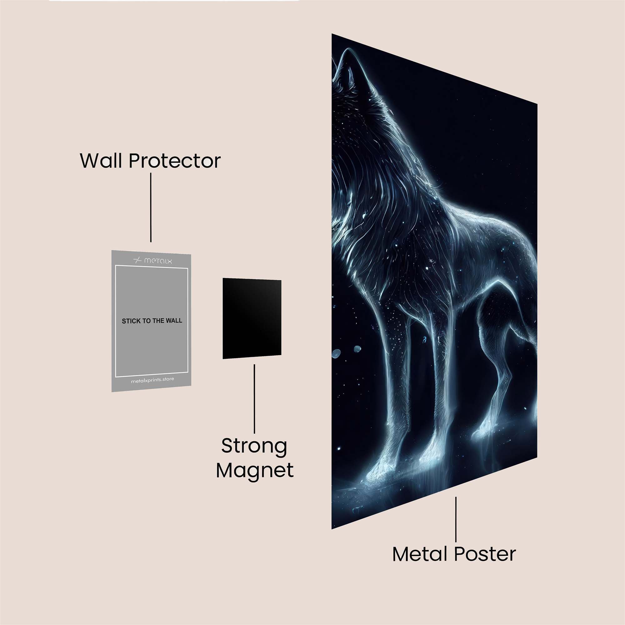 Lunar Grace Safe Wall Magnetic / M