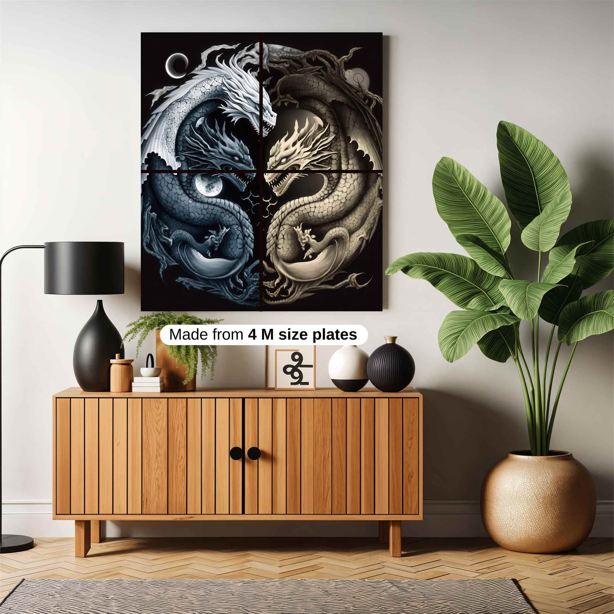 Dragons' Duality Safe Wall Magnetic / M