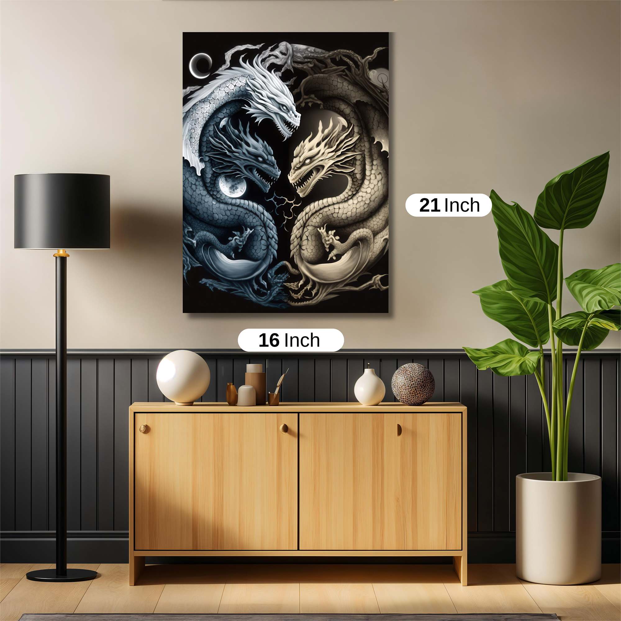 Dragons' Duality Safe Wall Magnetic / M
