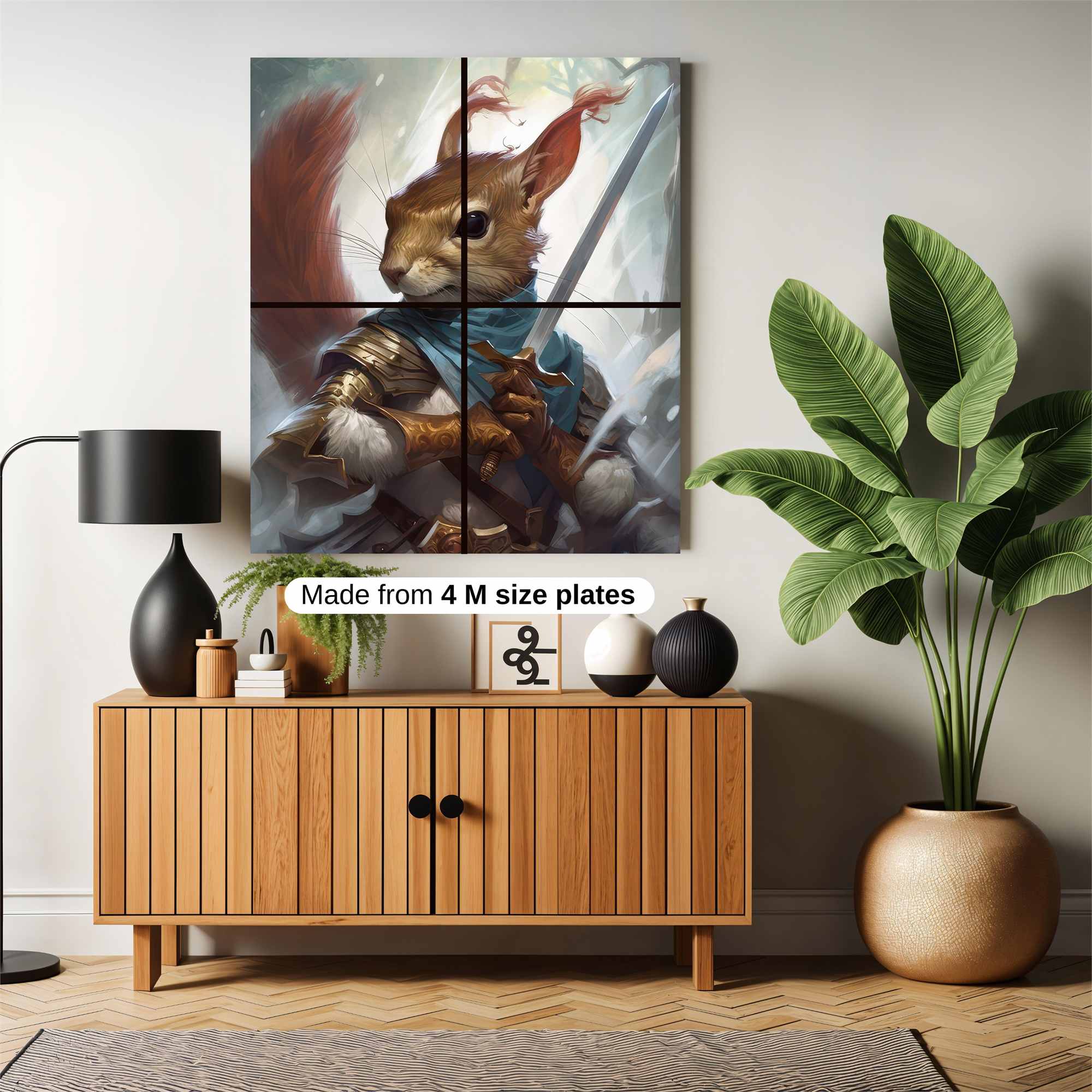 Squire Squirrel Safe Wall Magnetic / M