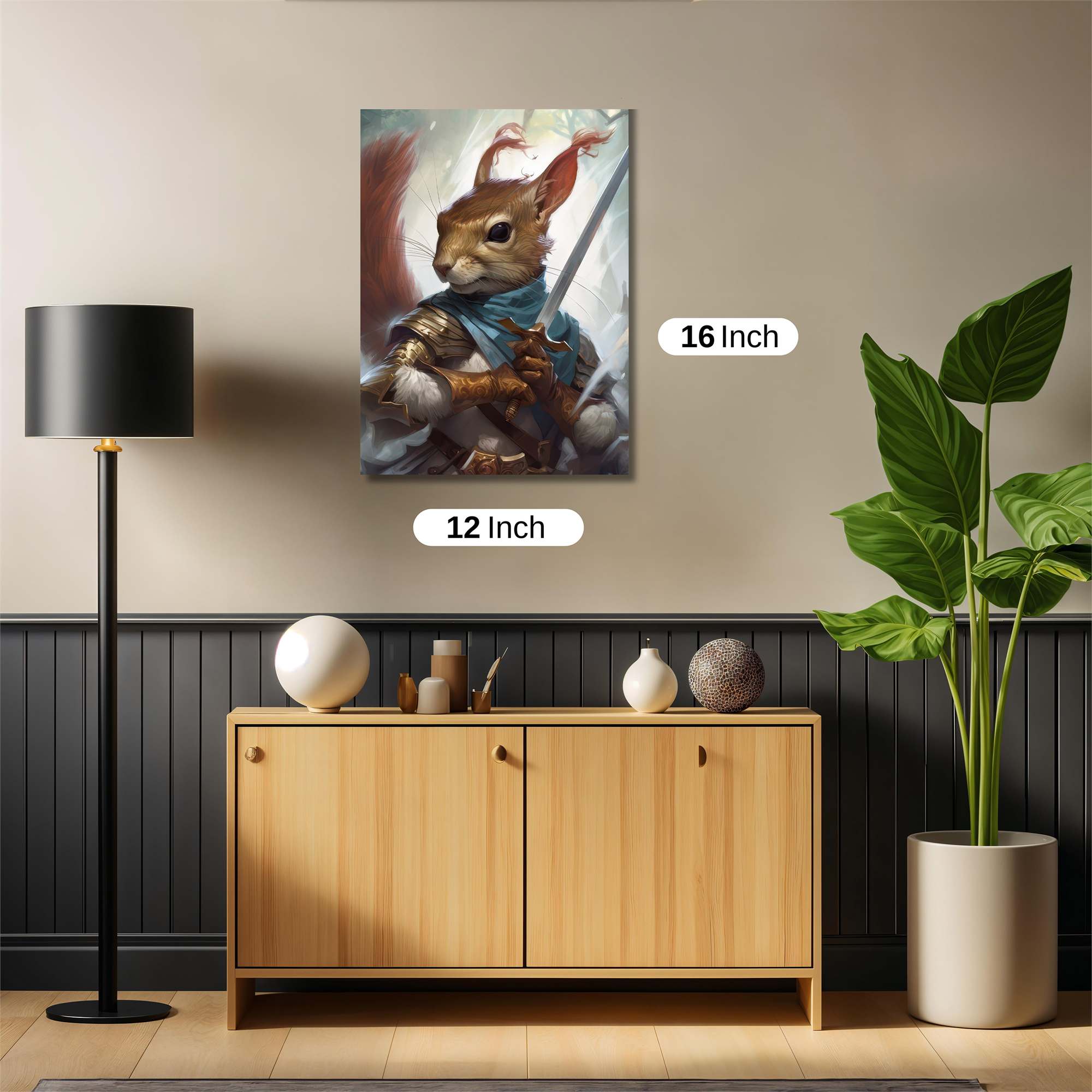 Squire Squirrel Safe Wall Magnetic / M