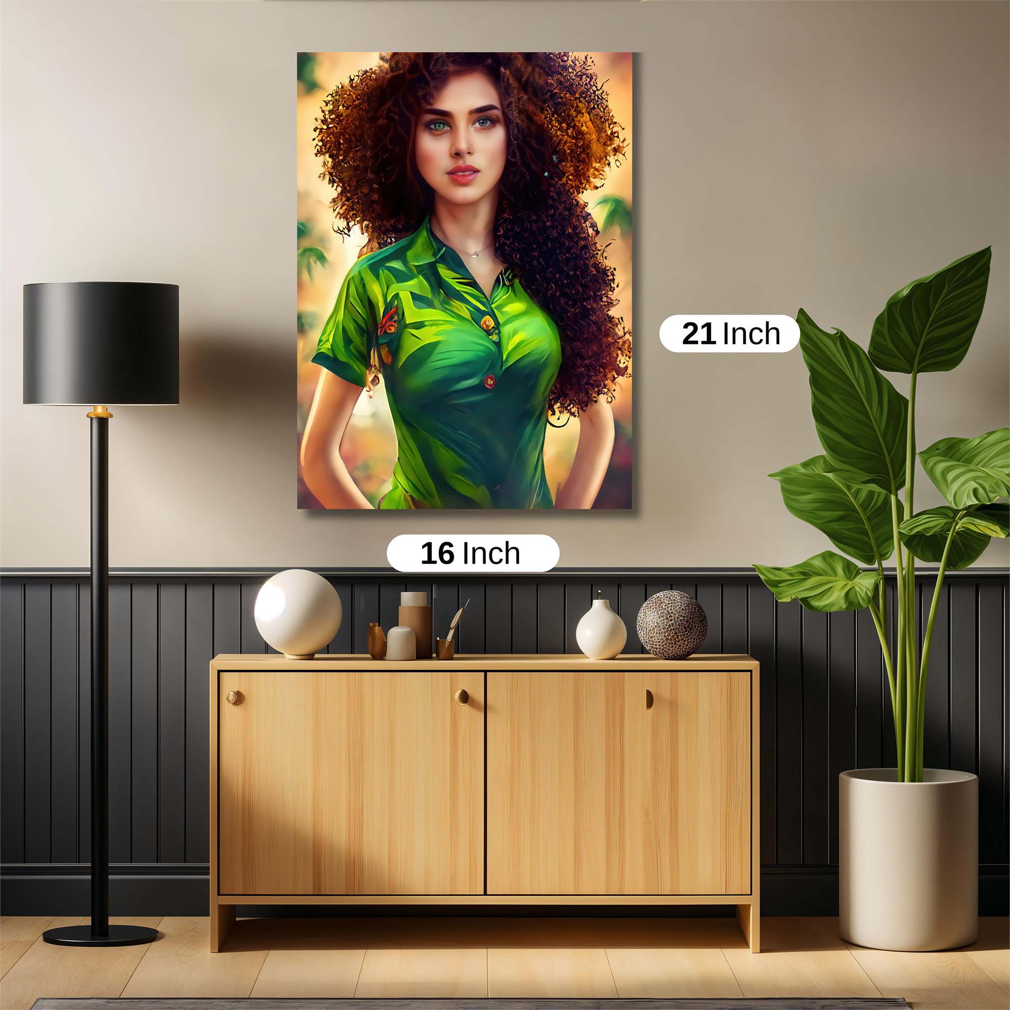 Curly Radiance Safe Wall Magnetic / M