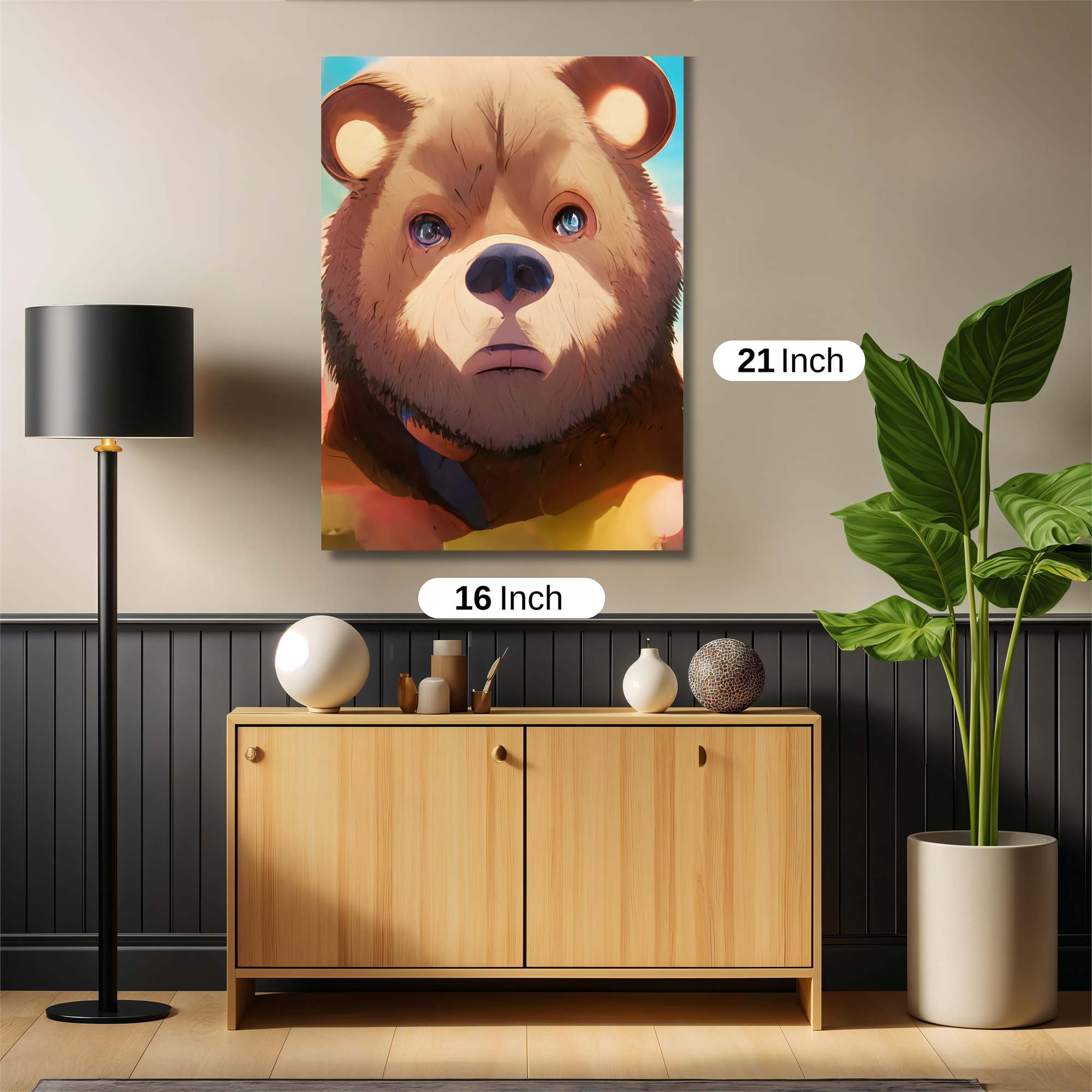Bear Serenity Safe Wall Magnetic / M
