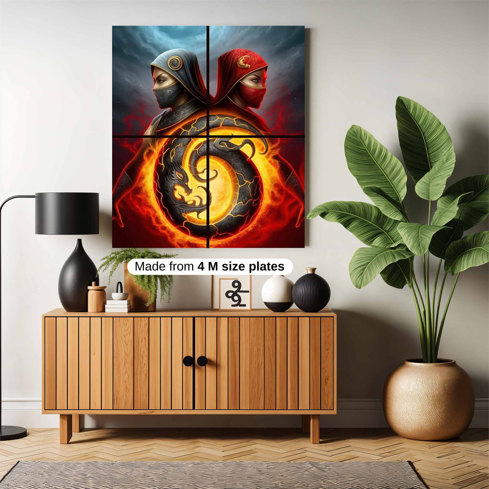 Assassins' Inferno Safe Wall Magnetic / M