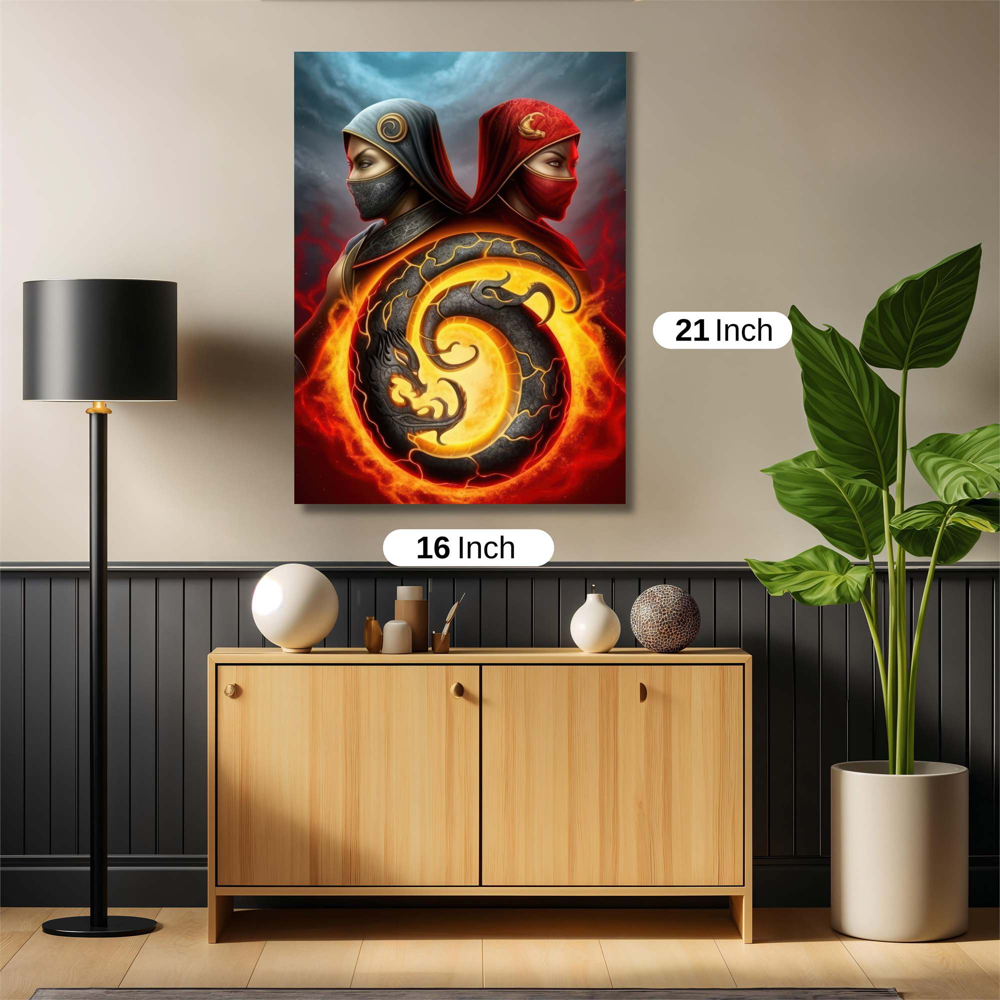 Assassins' Inferno Safe Wall Magnetic / M