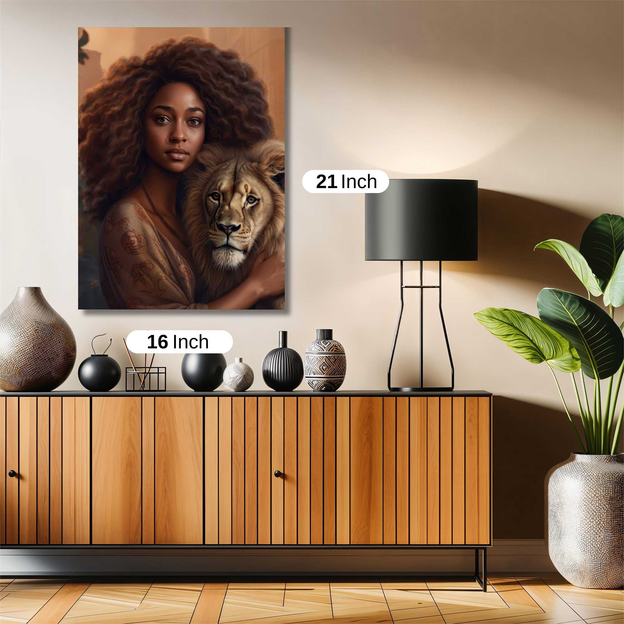 Lioness Serenity Safe Wall Magnetic / M