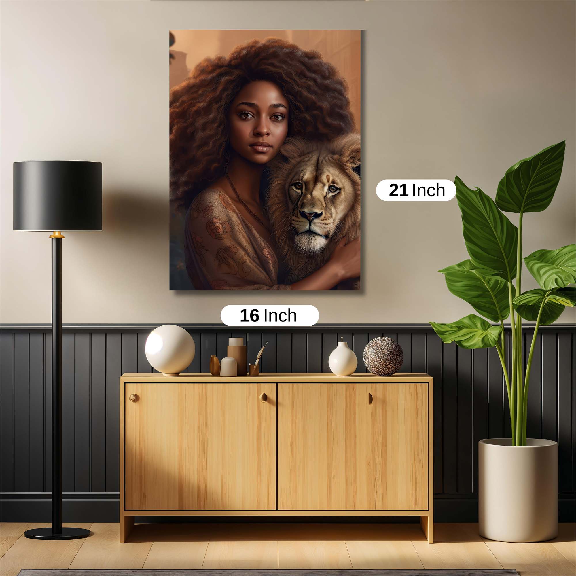Lioness Serenity Safe Wall Magnetic / M
