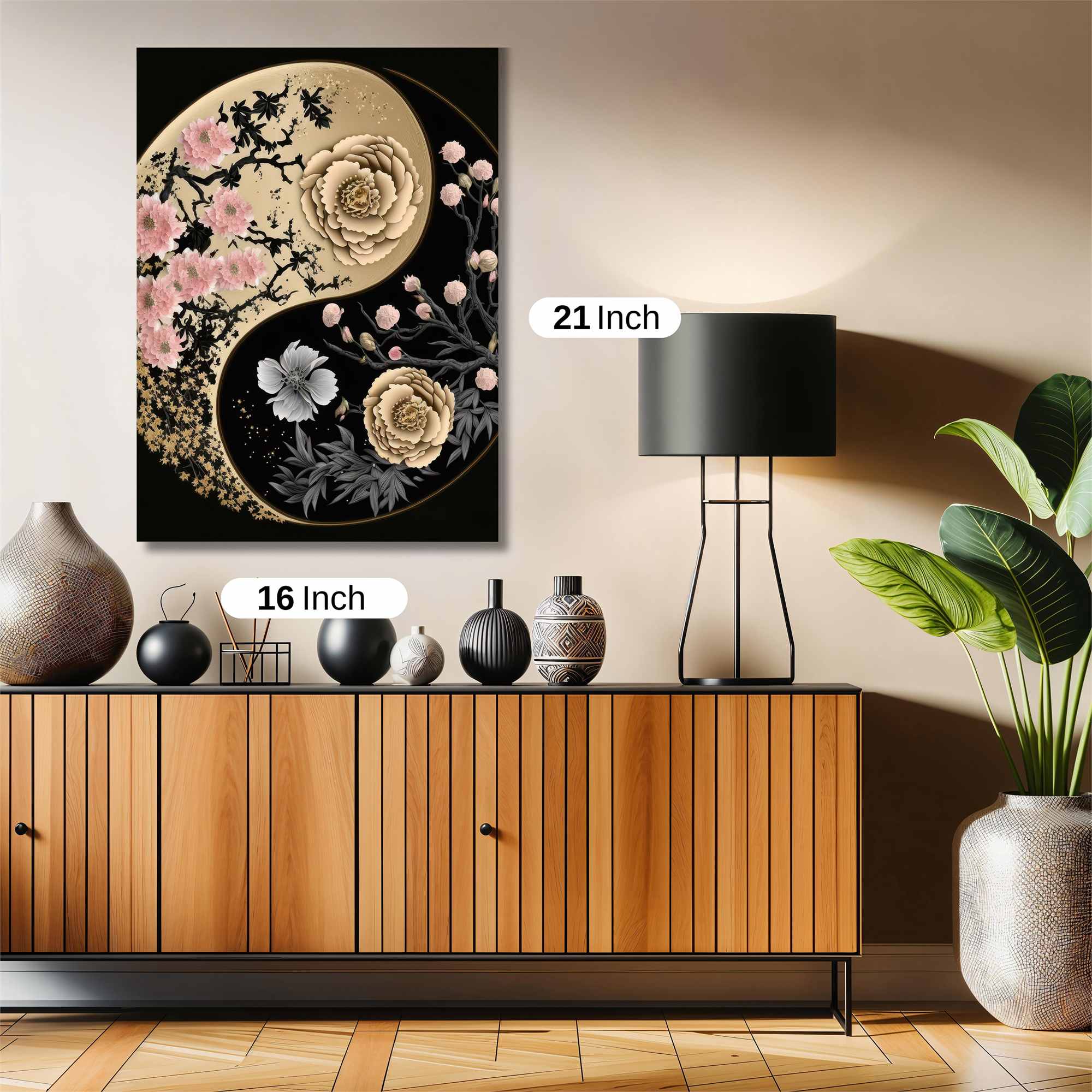 Floral Harmony Safe Wall Magnetic / M