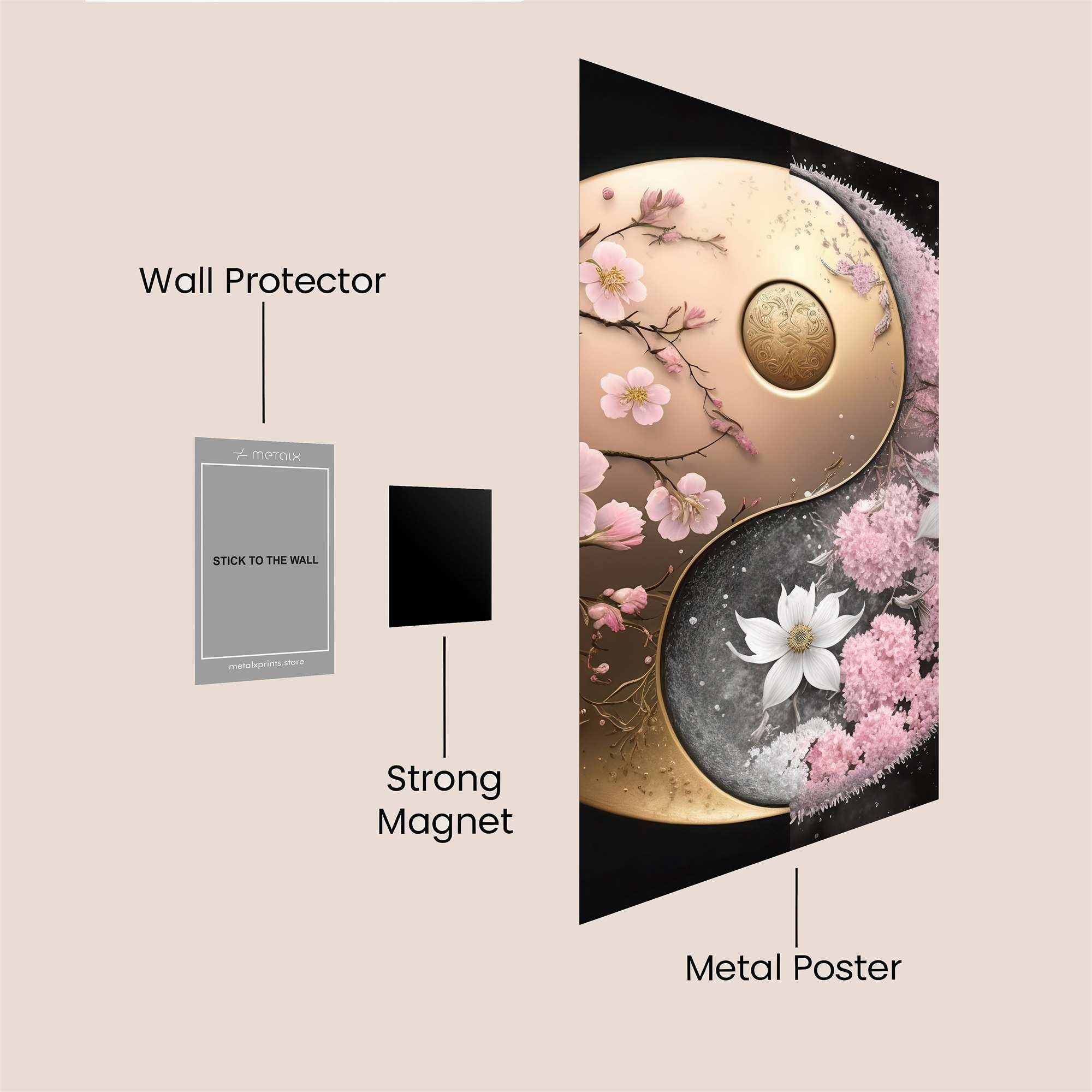 YinYang Harmony Safe Wall Magnetic / M