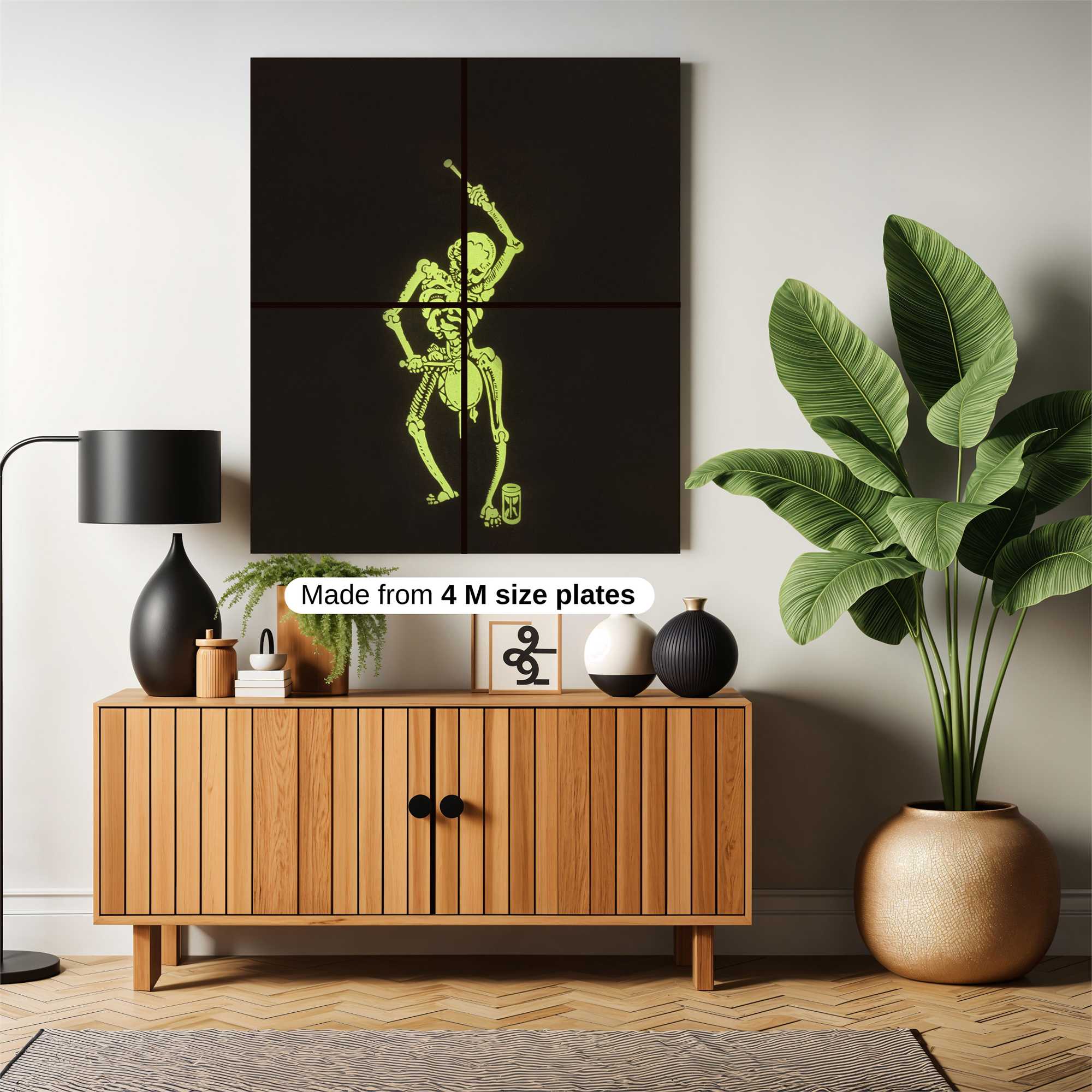 Skeleton Jive Safe Wall Magnetic / M