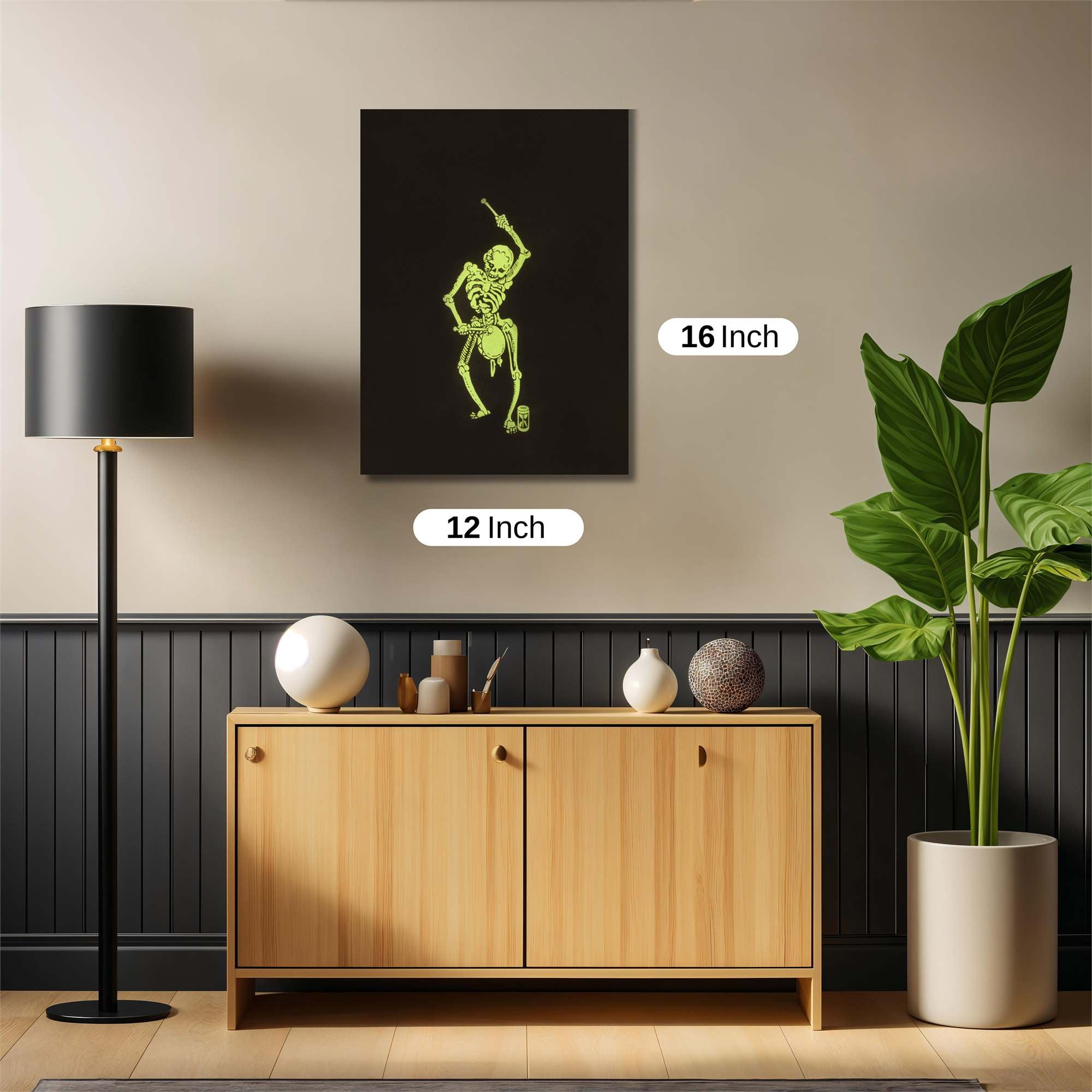 Skeleton Jive Safe Wall Magnetic / M