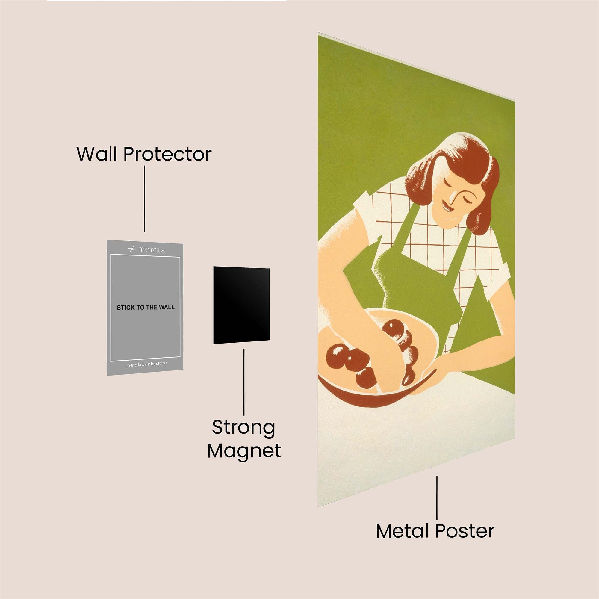 Apron Artisan Safe Wall Magnetic / M