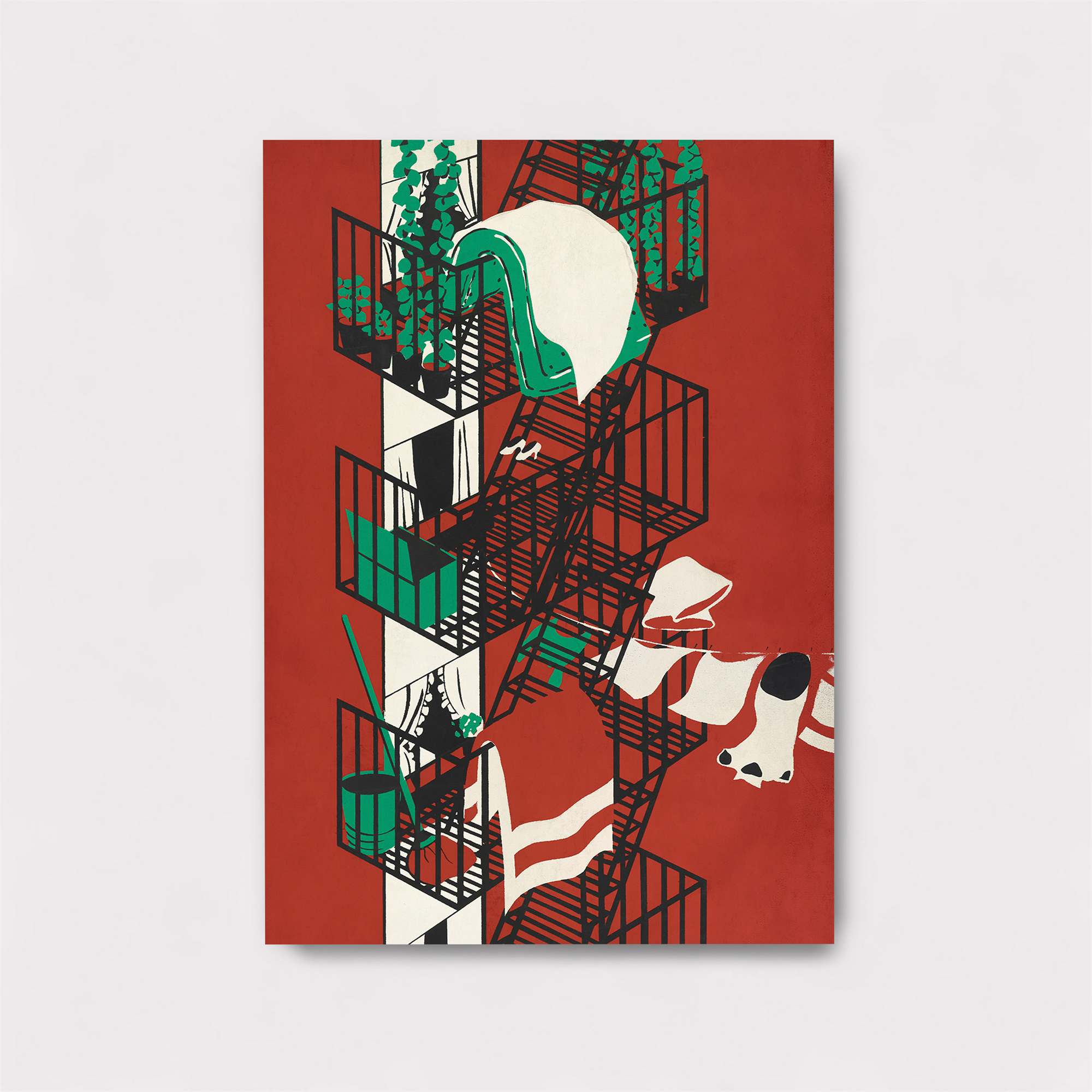 Fire Escape Safe Wall Magnetic / M