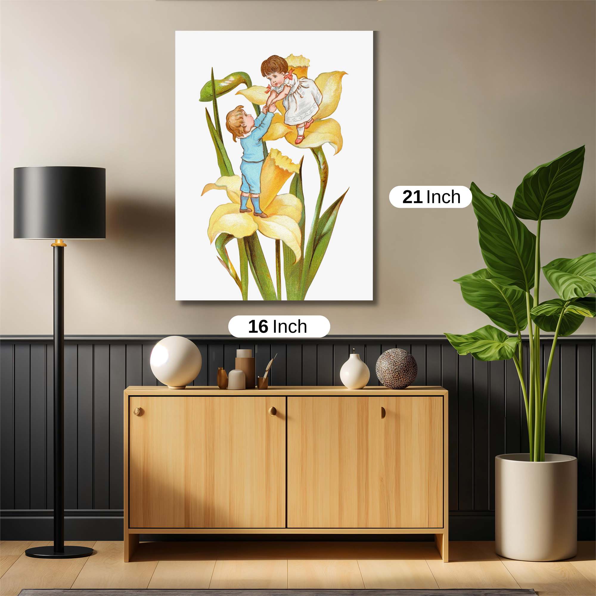 Daffodil Delight Safe Wall Magnetic / M