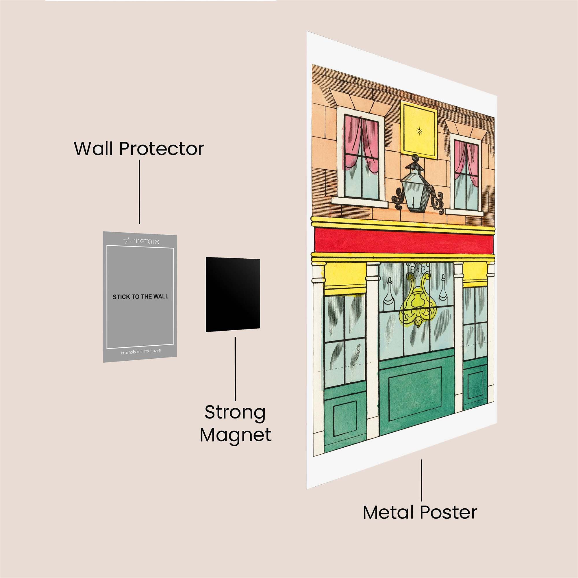 Shopfront Charm Safe Wall Magnetic / M