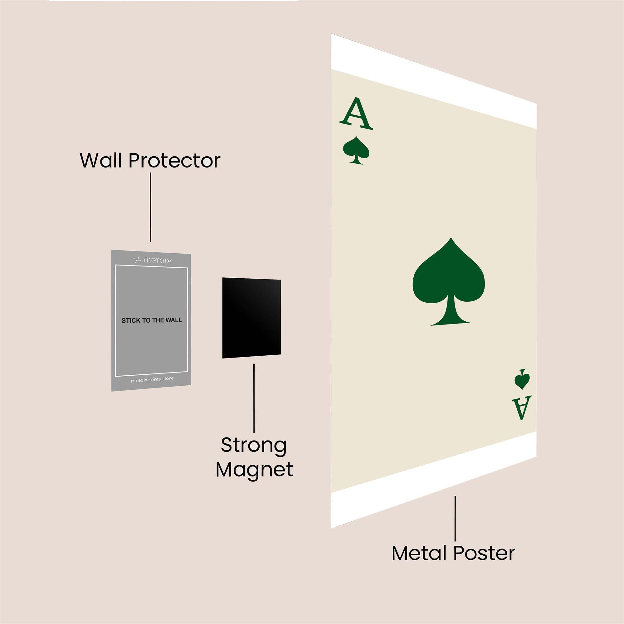 Ace Enigma Safe Wall Magnetic / M