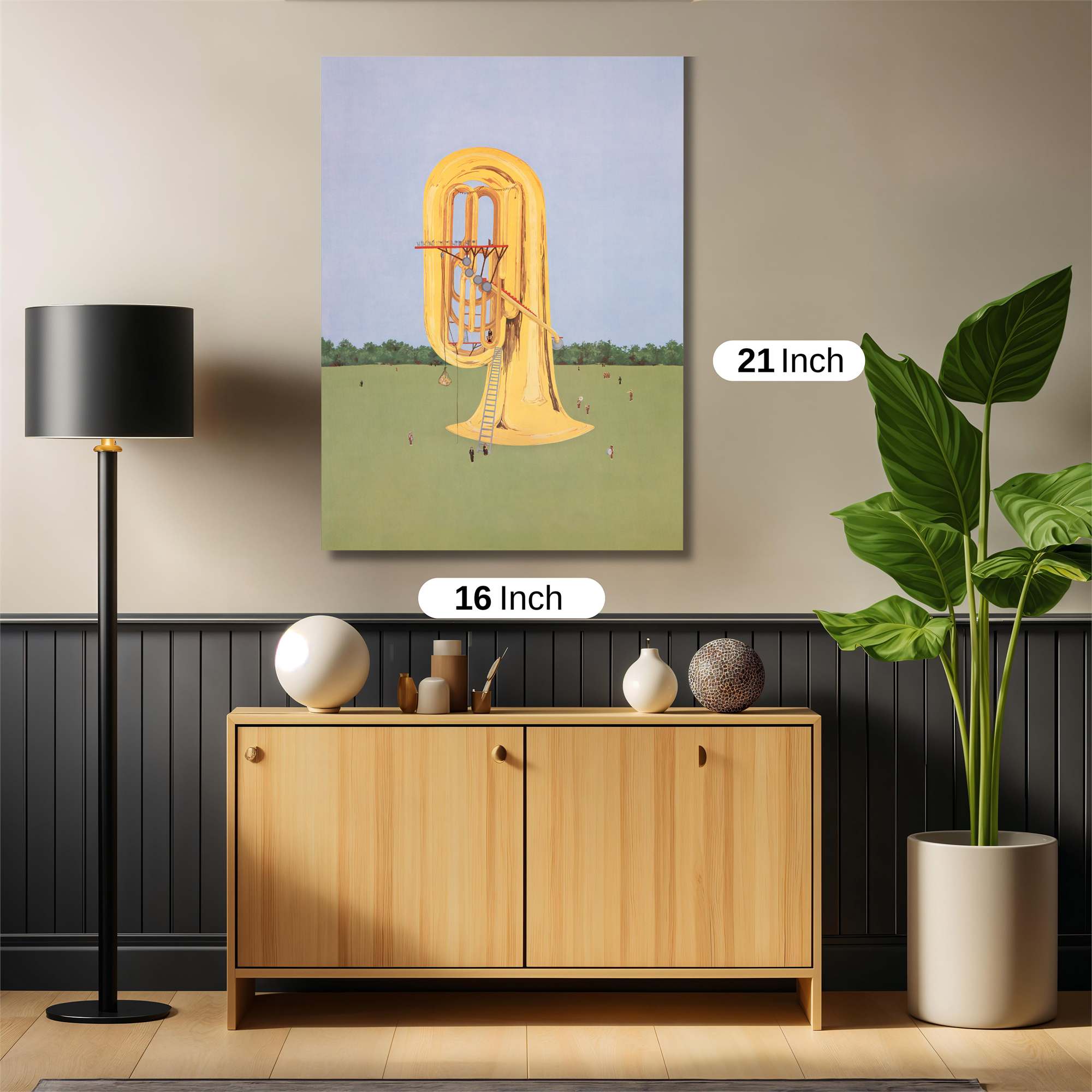 Tuba Tranquil Safe Wall Magnetic / M