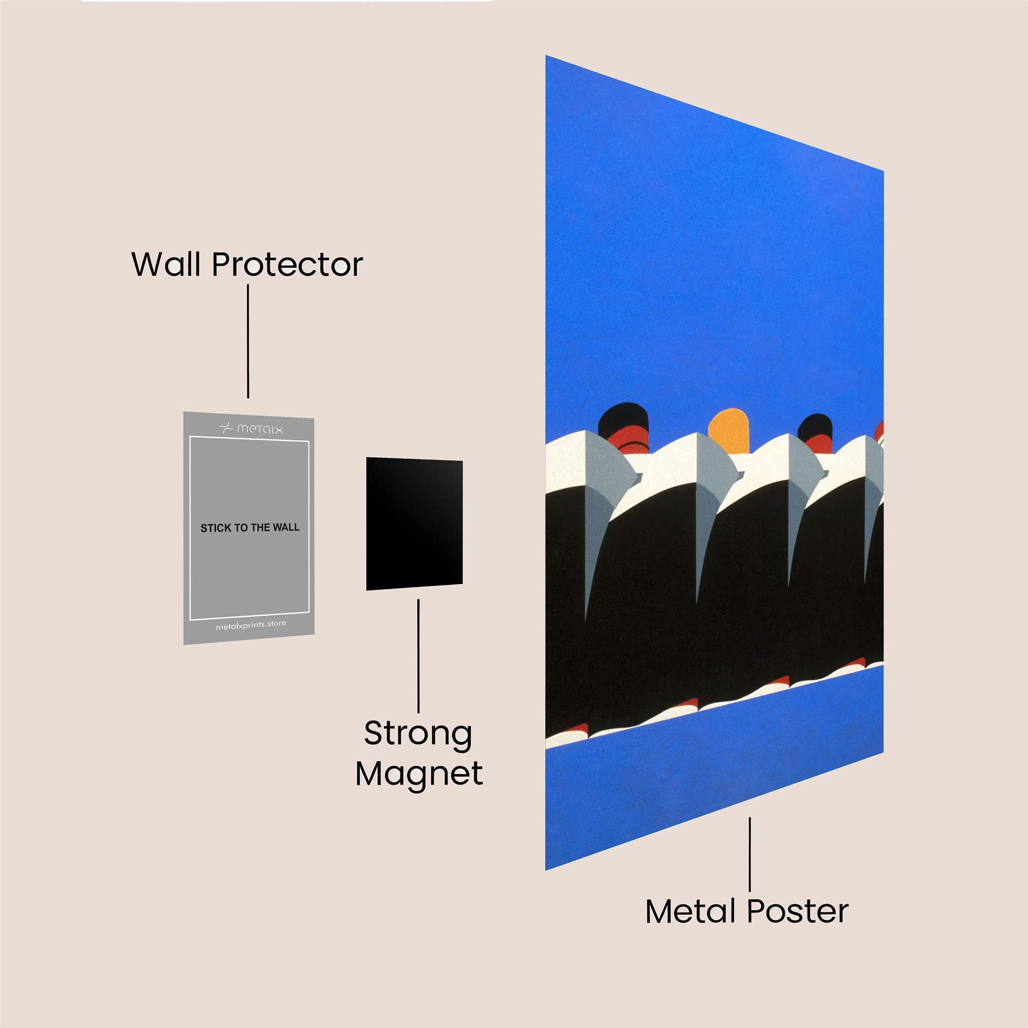 Fleet Serenity Safe Wall Magnetic / M