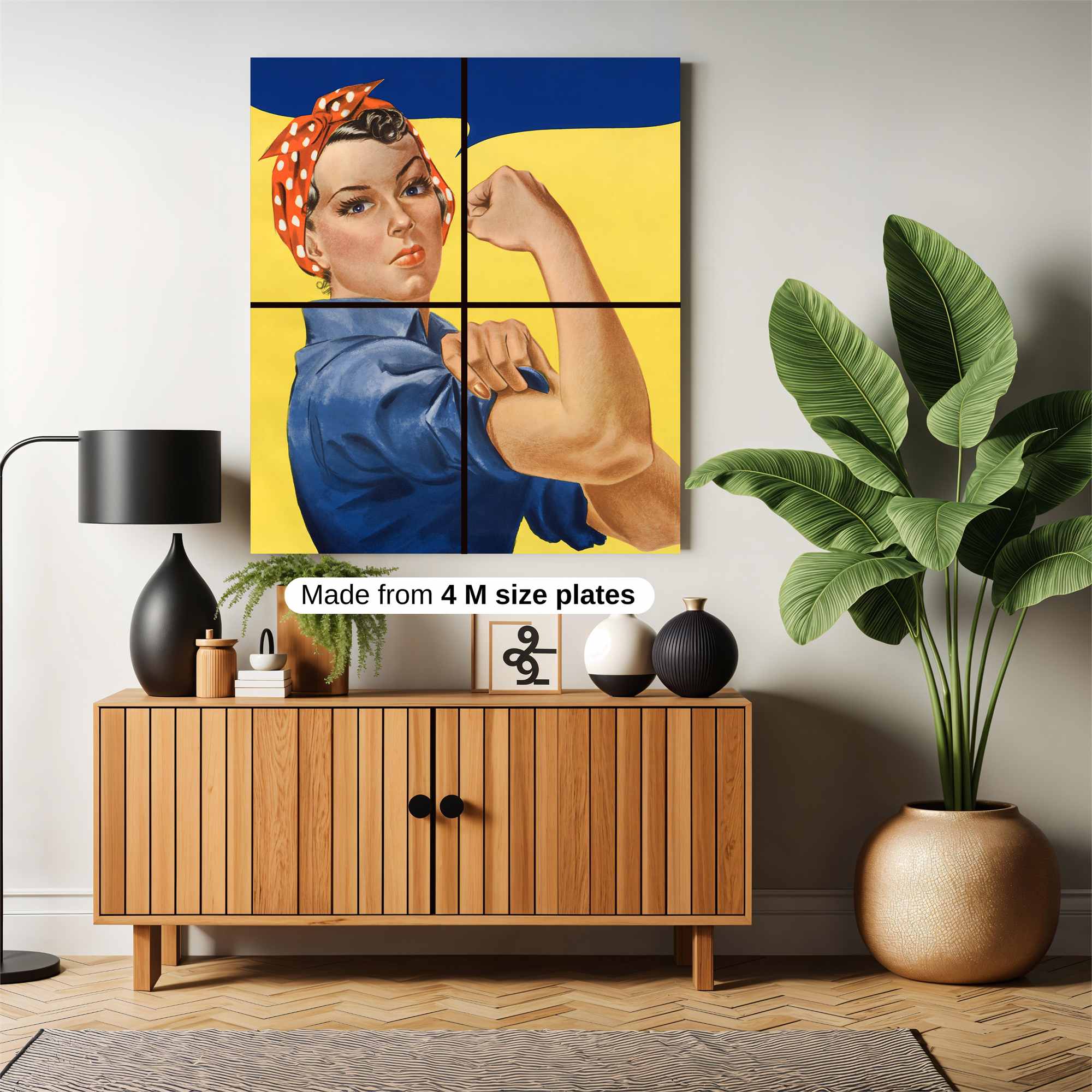 Rosie Empowered Safe Wall Magnetic / M