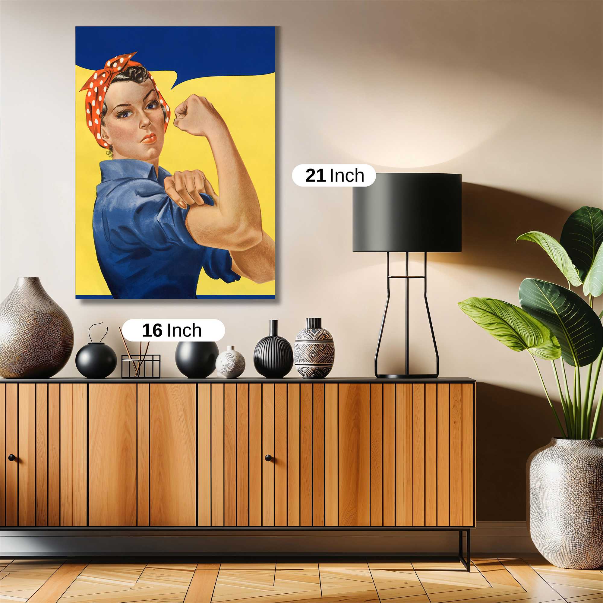 Rosie Empowered Safe Wall Magnetic / M