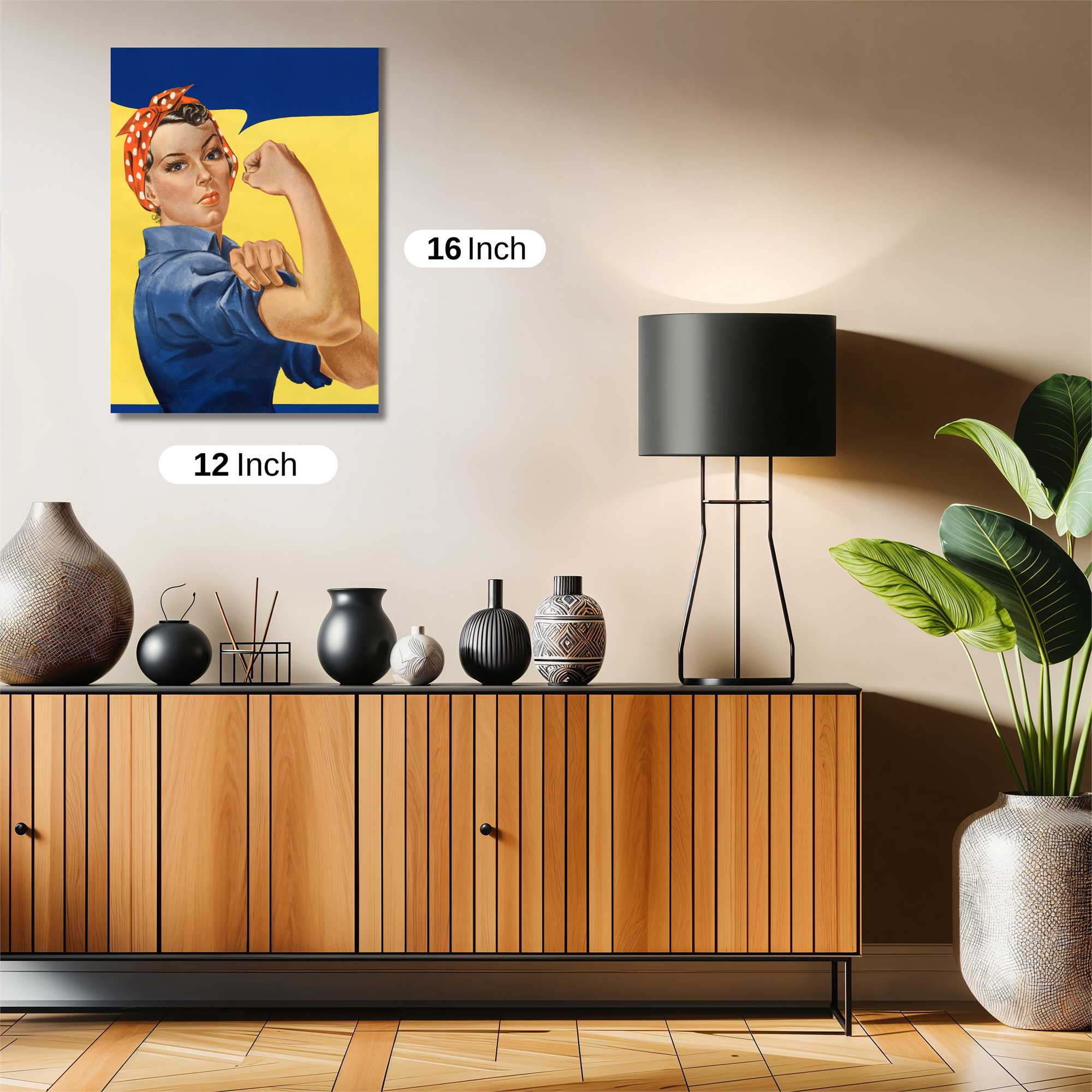 Rosie Empowered Safe Wall Magnetic / M