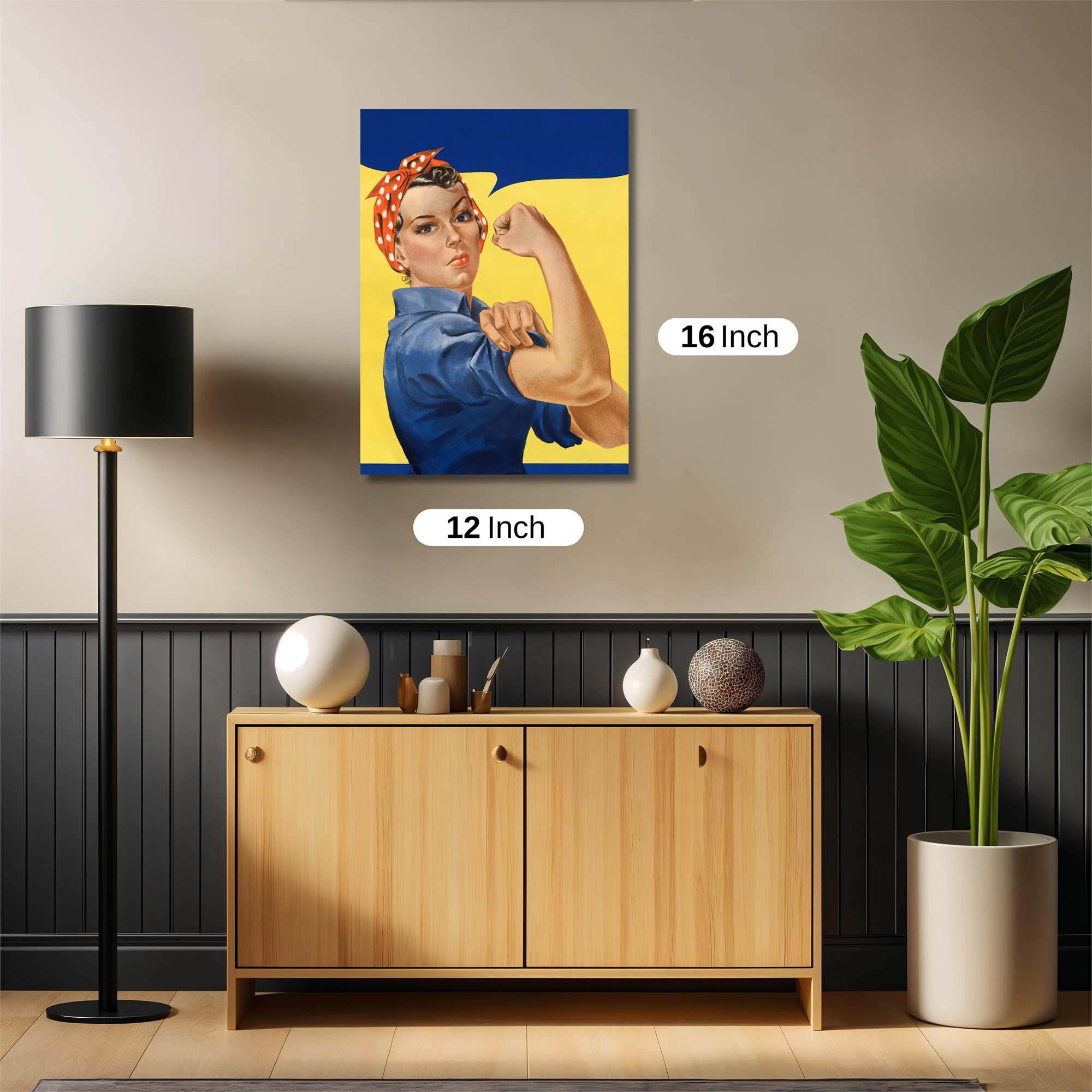 Rosie Empowered Safe Wall Magnetic / M