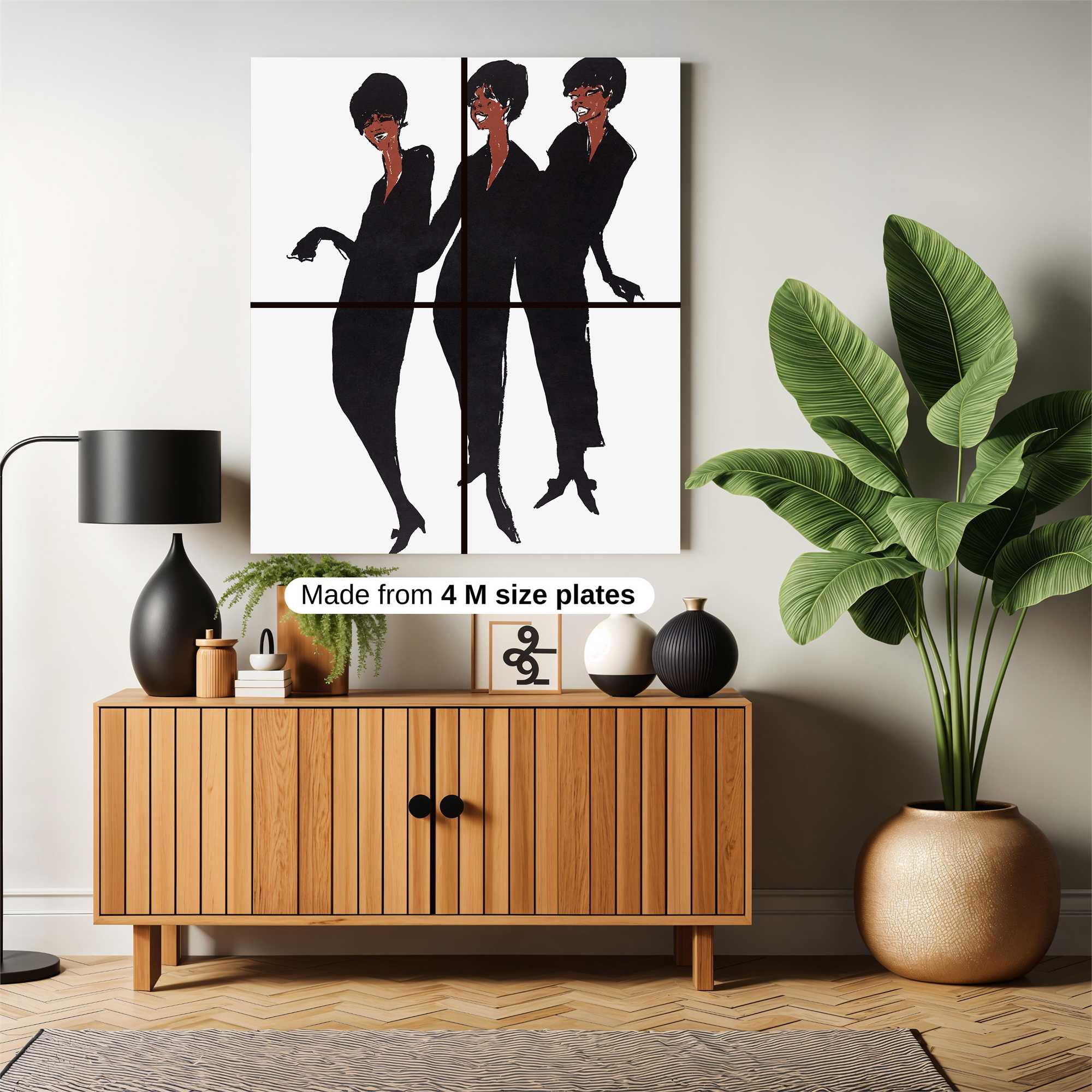 Silhouettes Serene Safe Wall Magnetic / M