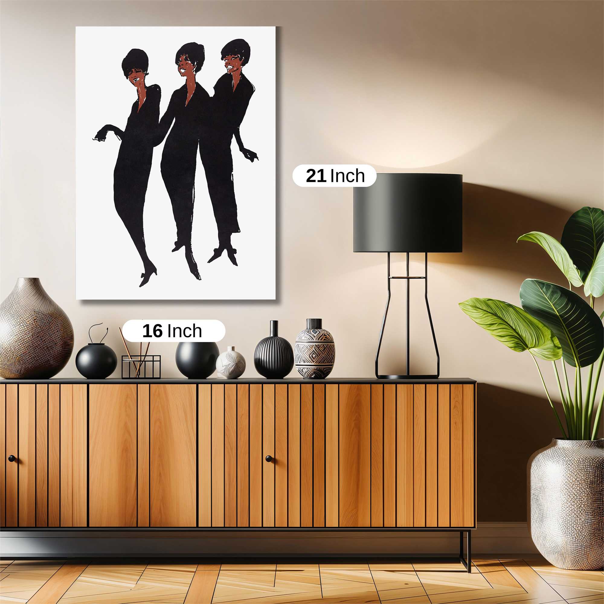 Silhouettes Serene Safe Wall Magnetic / M