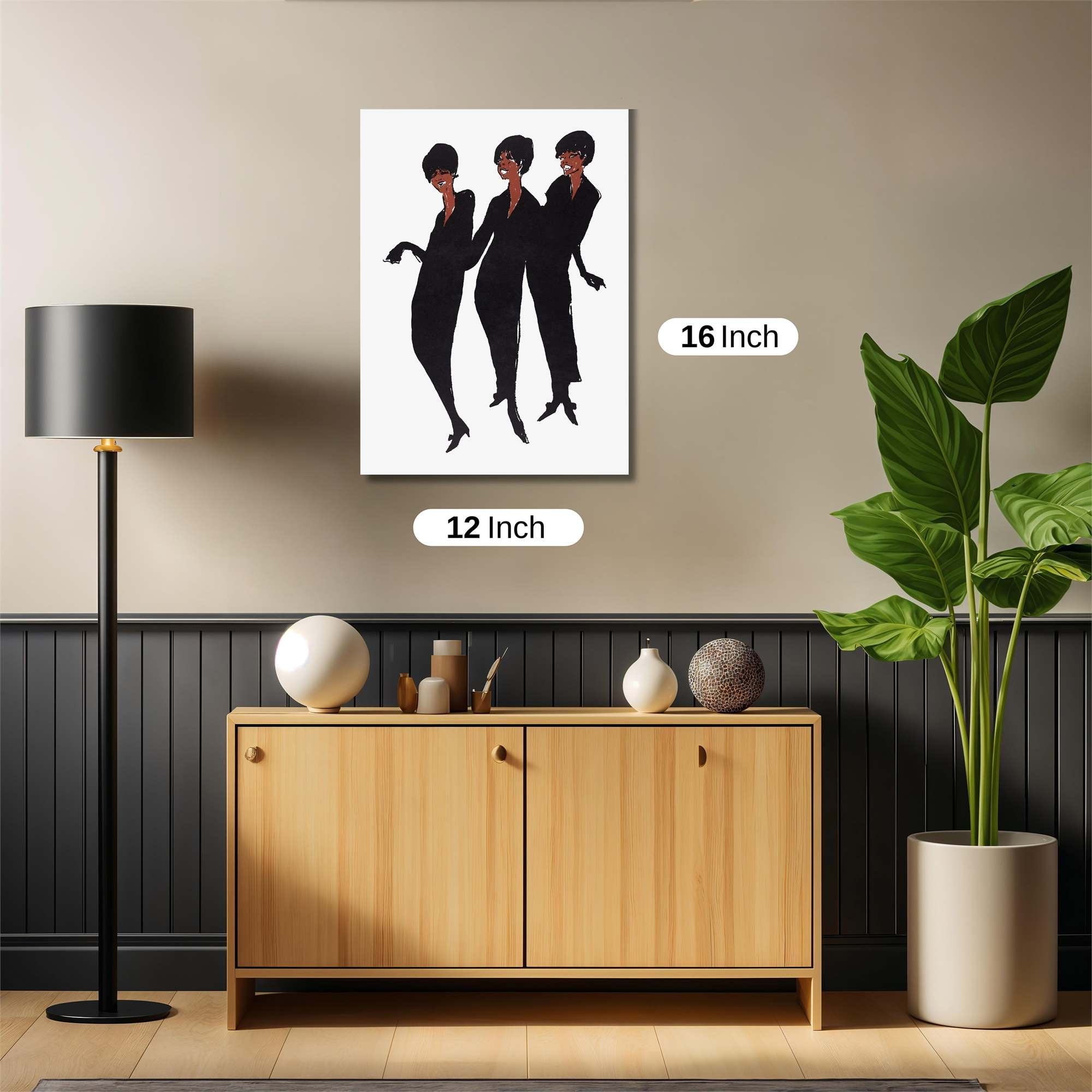 Silhouettes Serene Safe Wall Magnetic / M