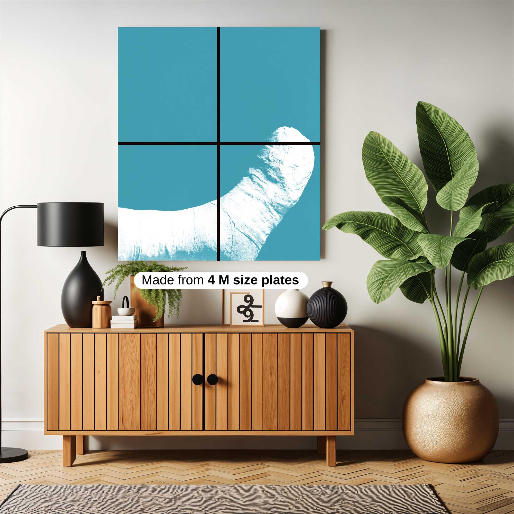 Foot Fractured Safe Wall Magnetic / M