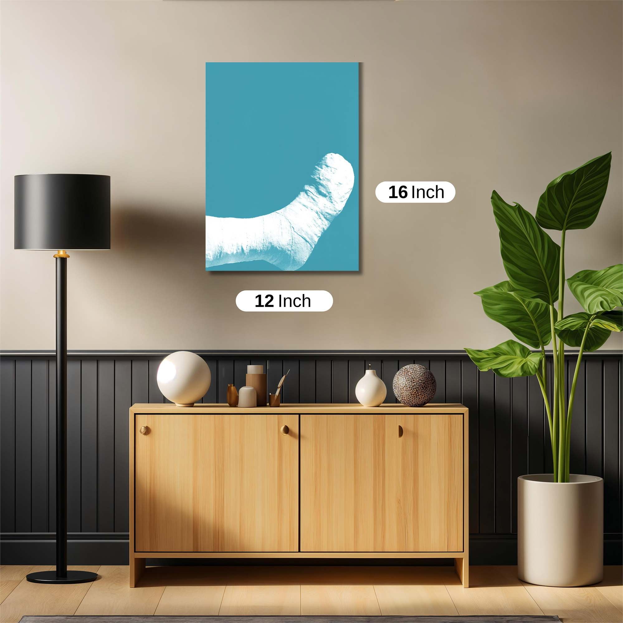 Foot Fractured Safe Wall Magnetic / M