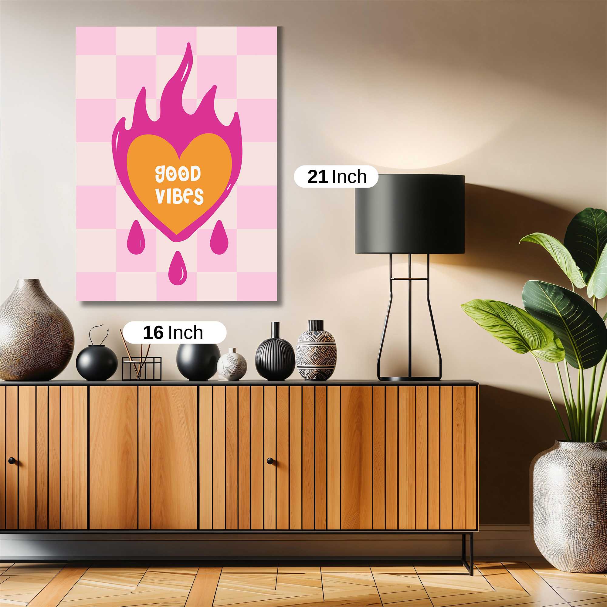 Flame Love Safe Wall Magnetic / M
