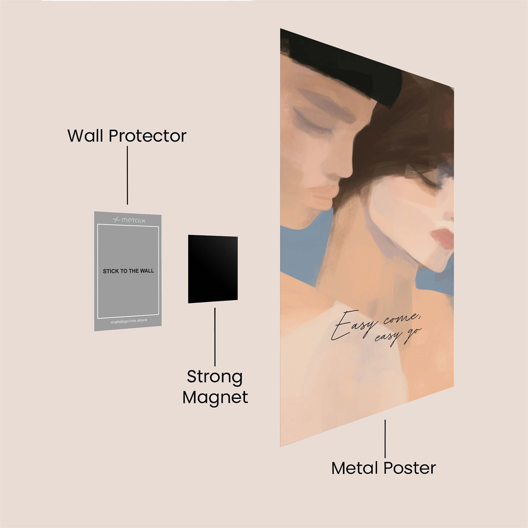 Love Whisper Safe Wall Magnetic / M