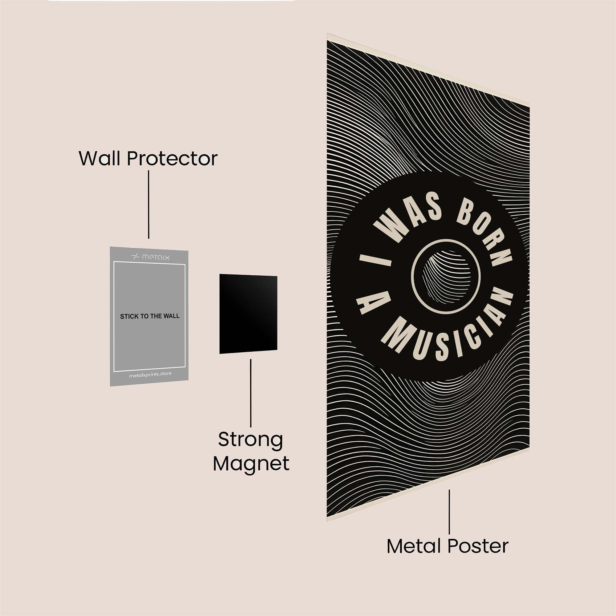 Musician Reverie Safe Wall Magnetic / M