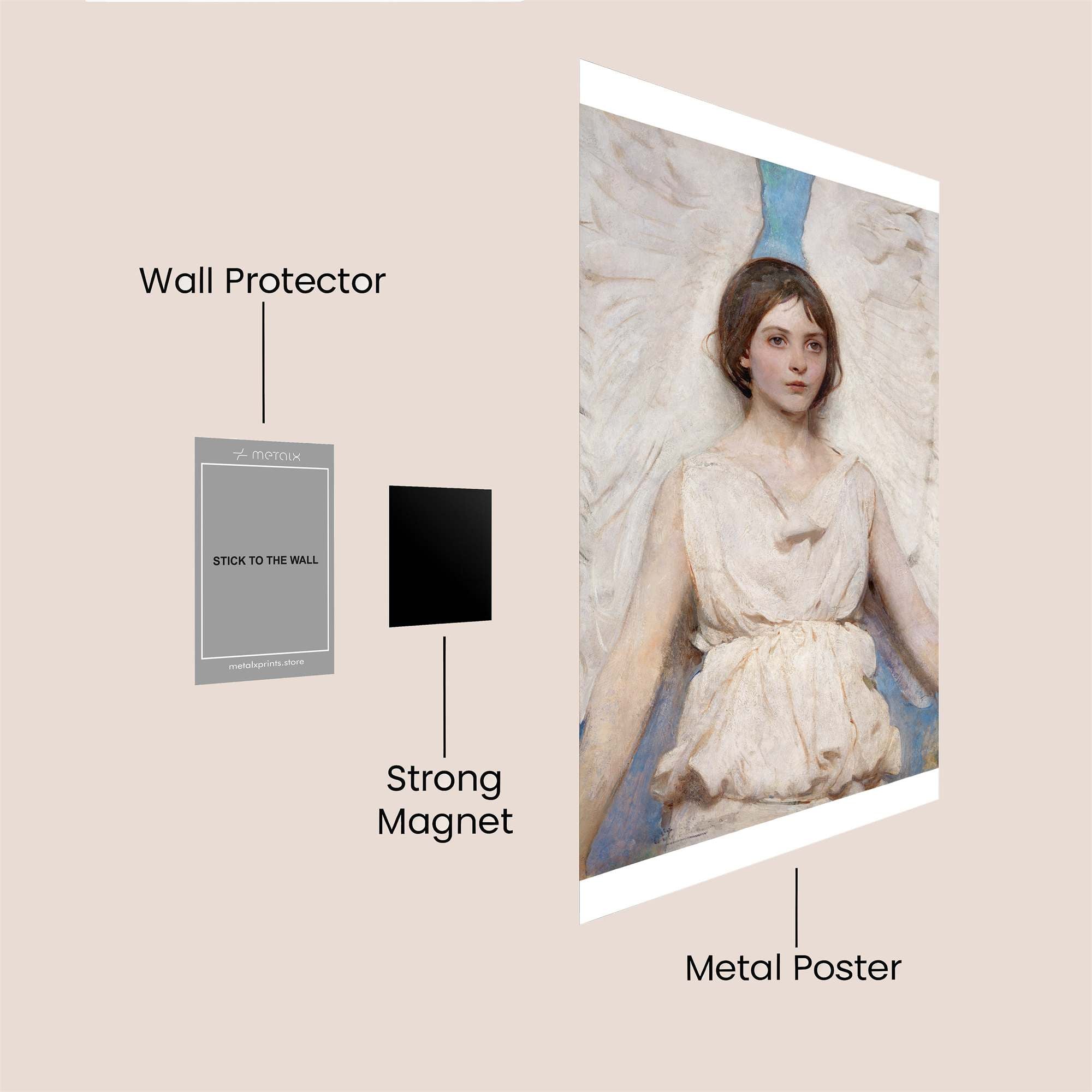 Angel Serenity Safe Wall Magnetic / M