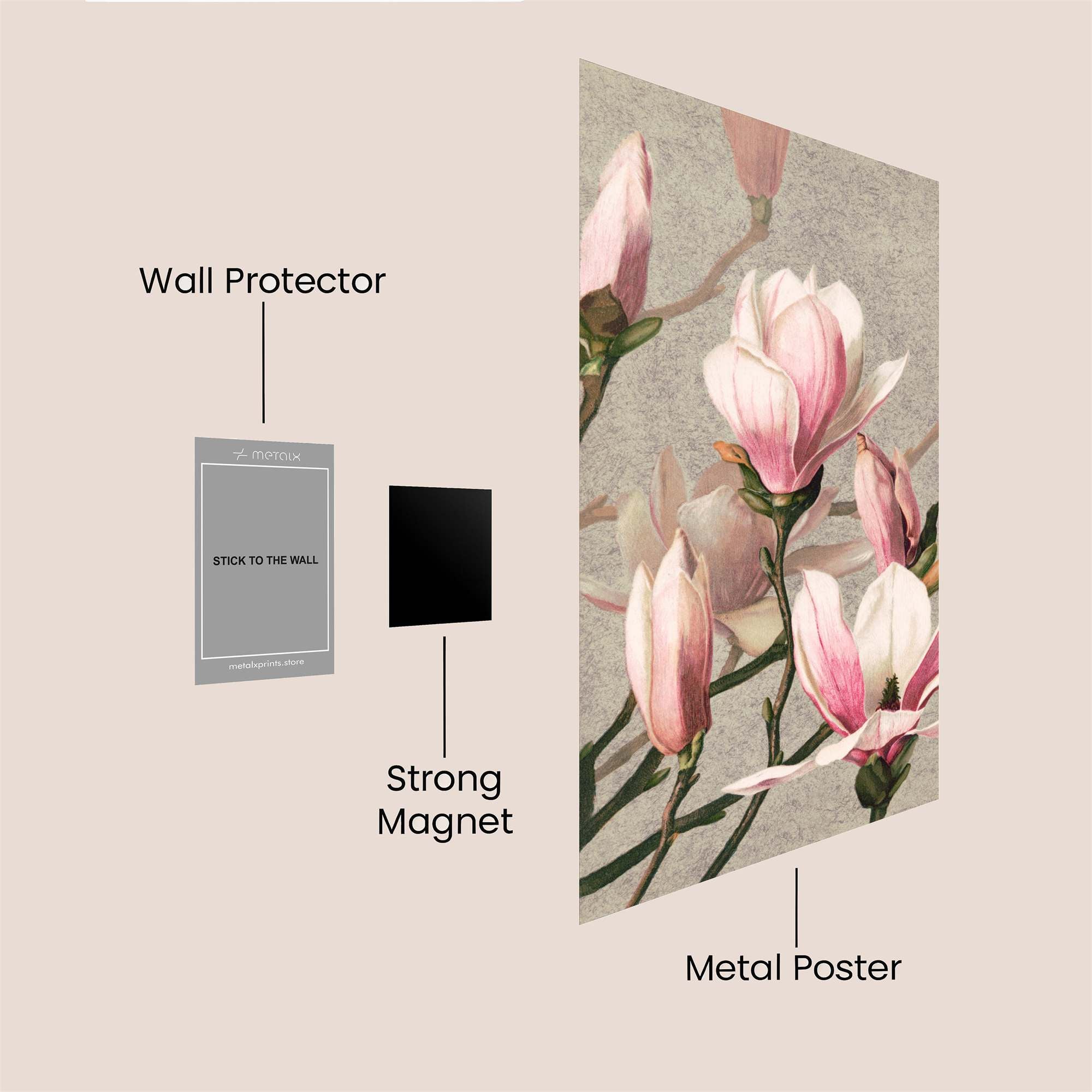 Magnolia Serenity Safe Wall Magnetic / M