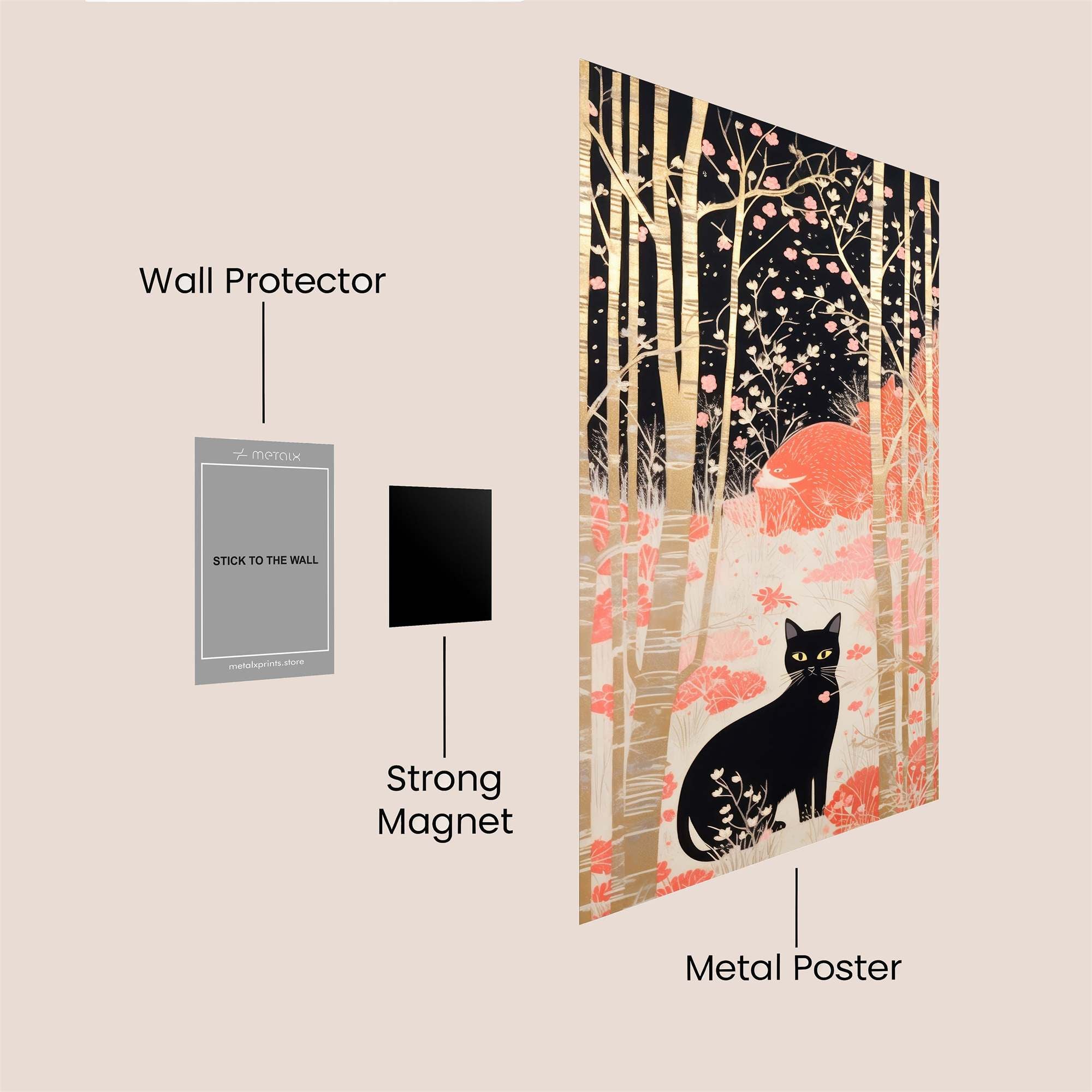 Moonlit Enigma Safe Wall Magnetic / M