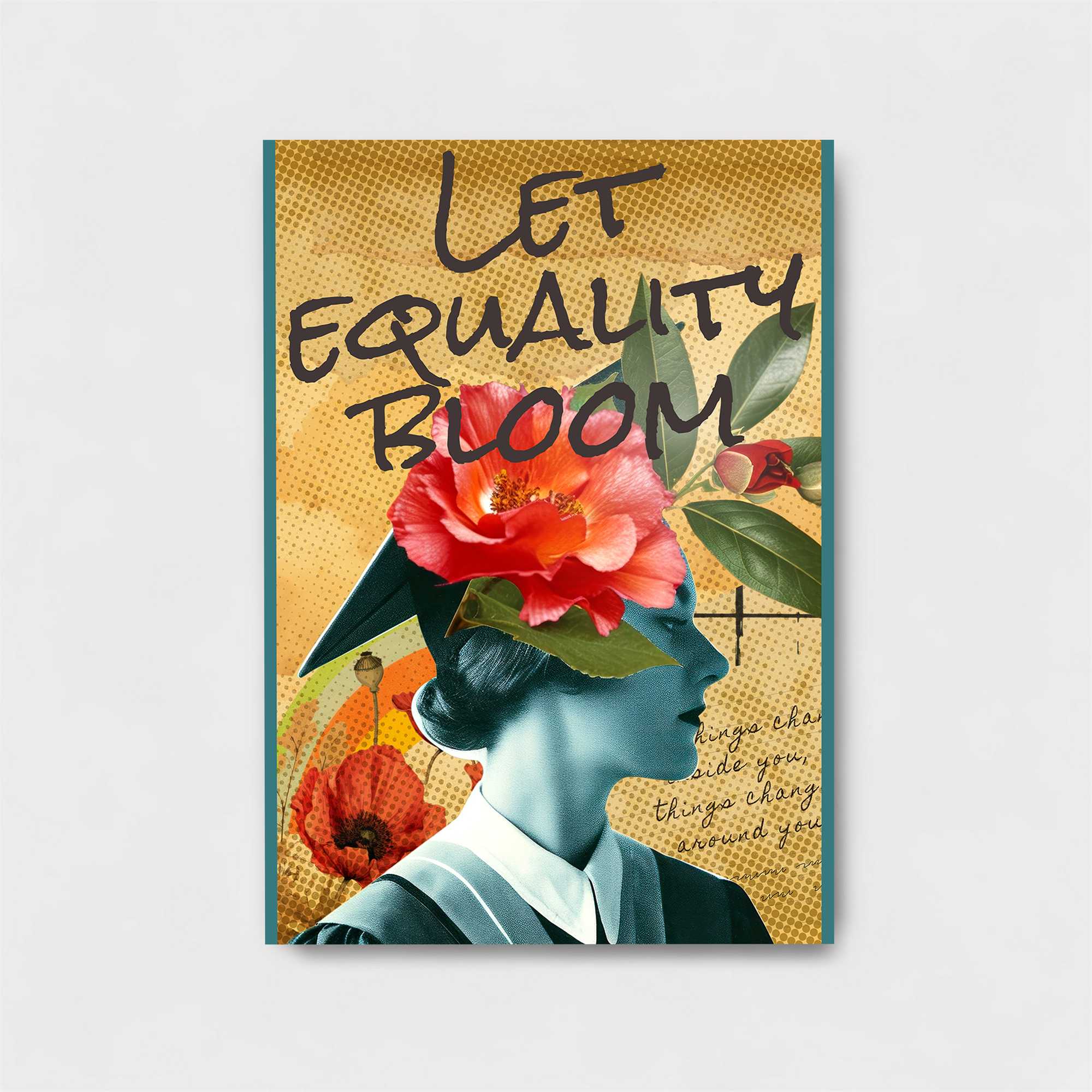 Equality Flourishes Safe Wall Magnetic / M