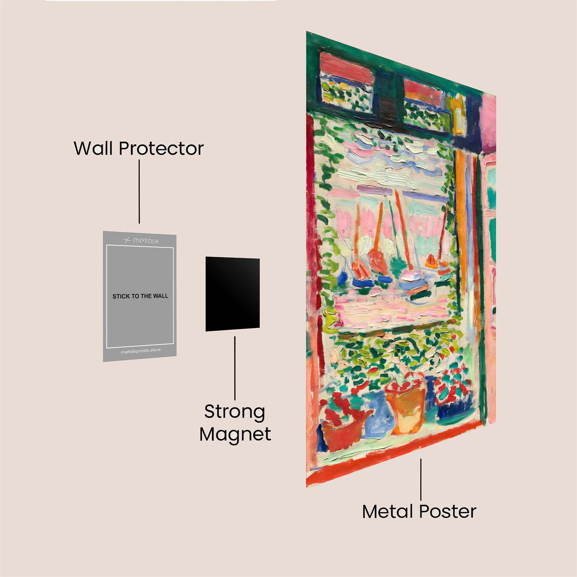 Matisse's Serenity Safe Wall Magnetic / M